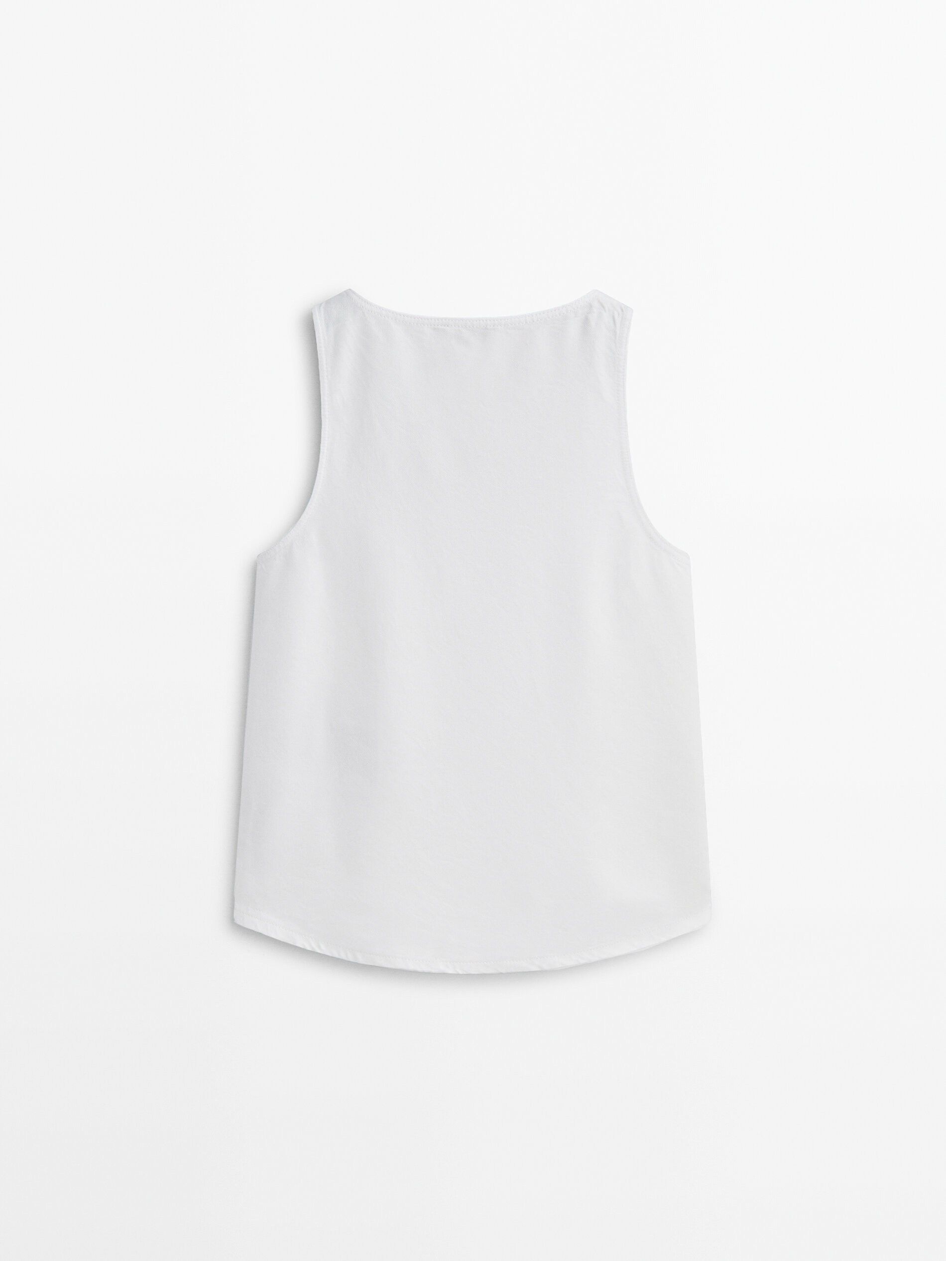 Top lyocell bolsillo - CRUDO