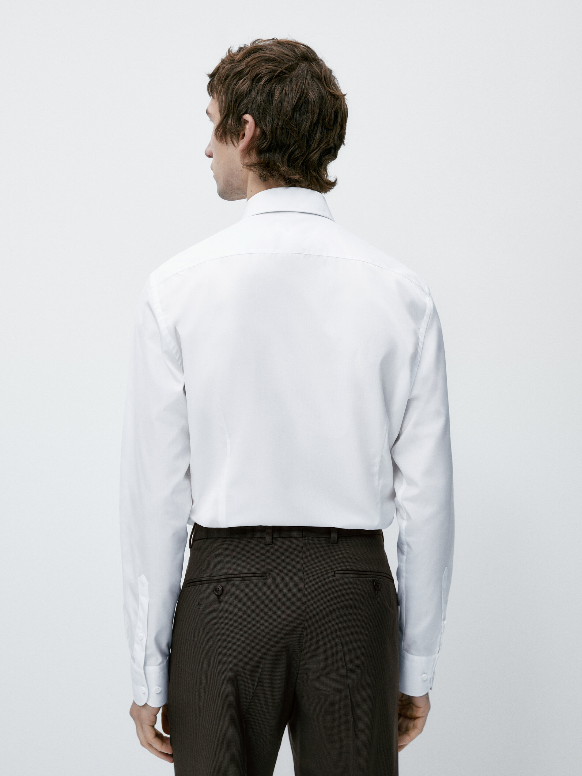 Camisa easy iron slim fit - BLANCO