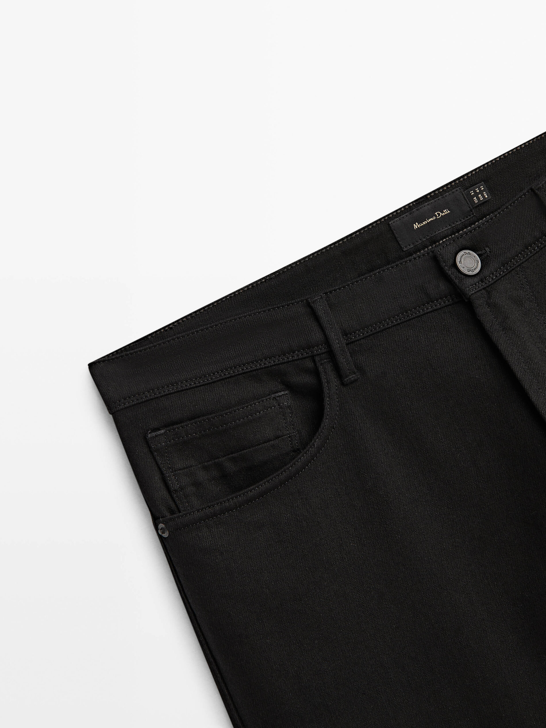 Pantalón vaquero tapered fit - NEGRO