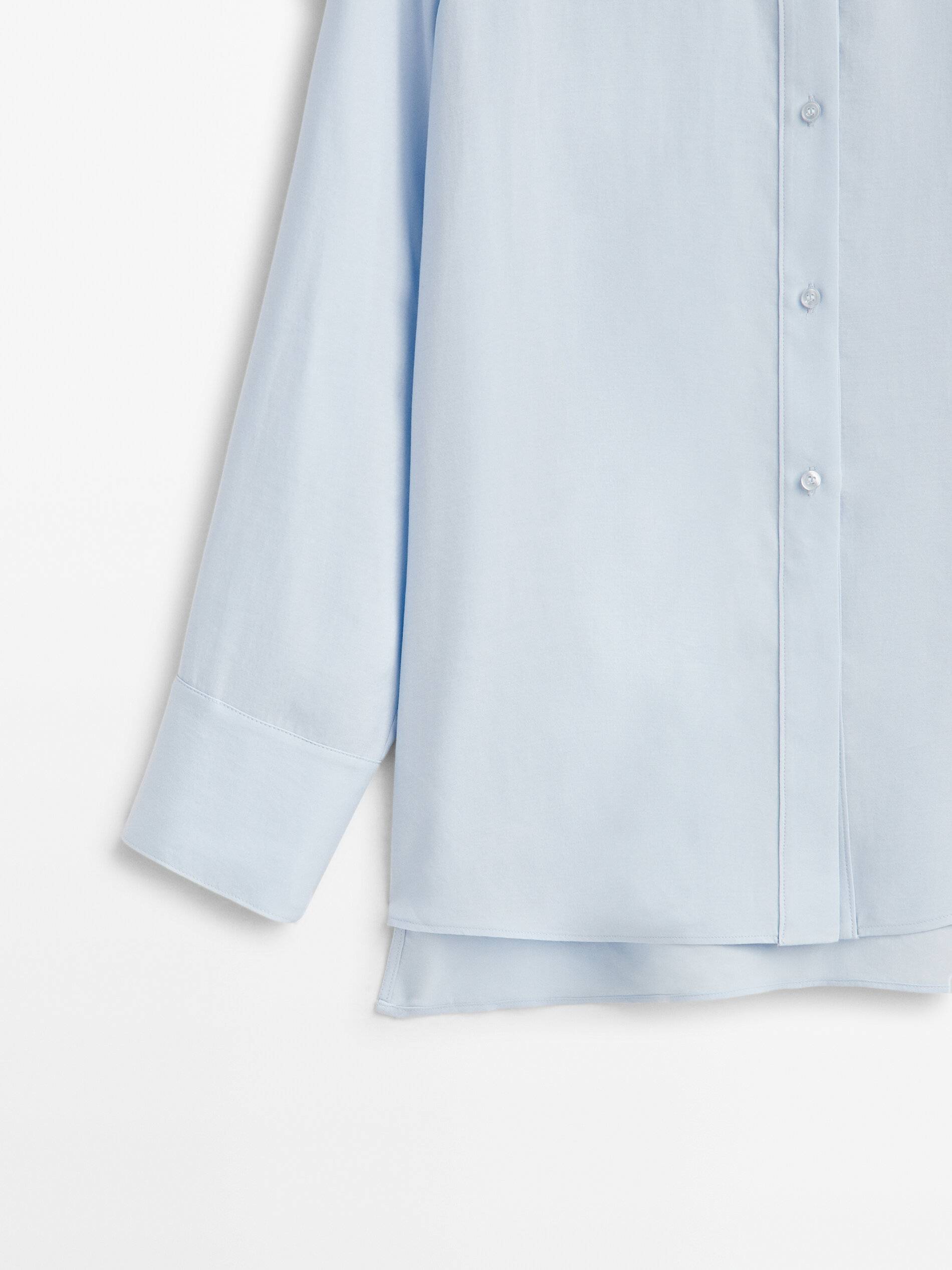 Camisa fluida - CELESTE