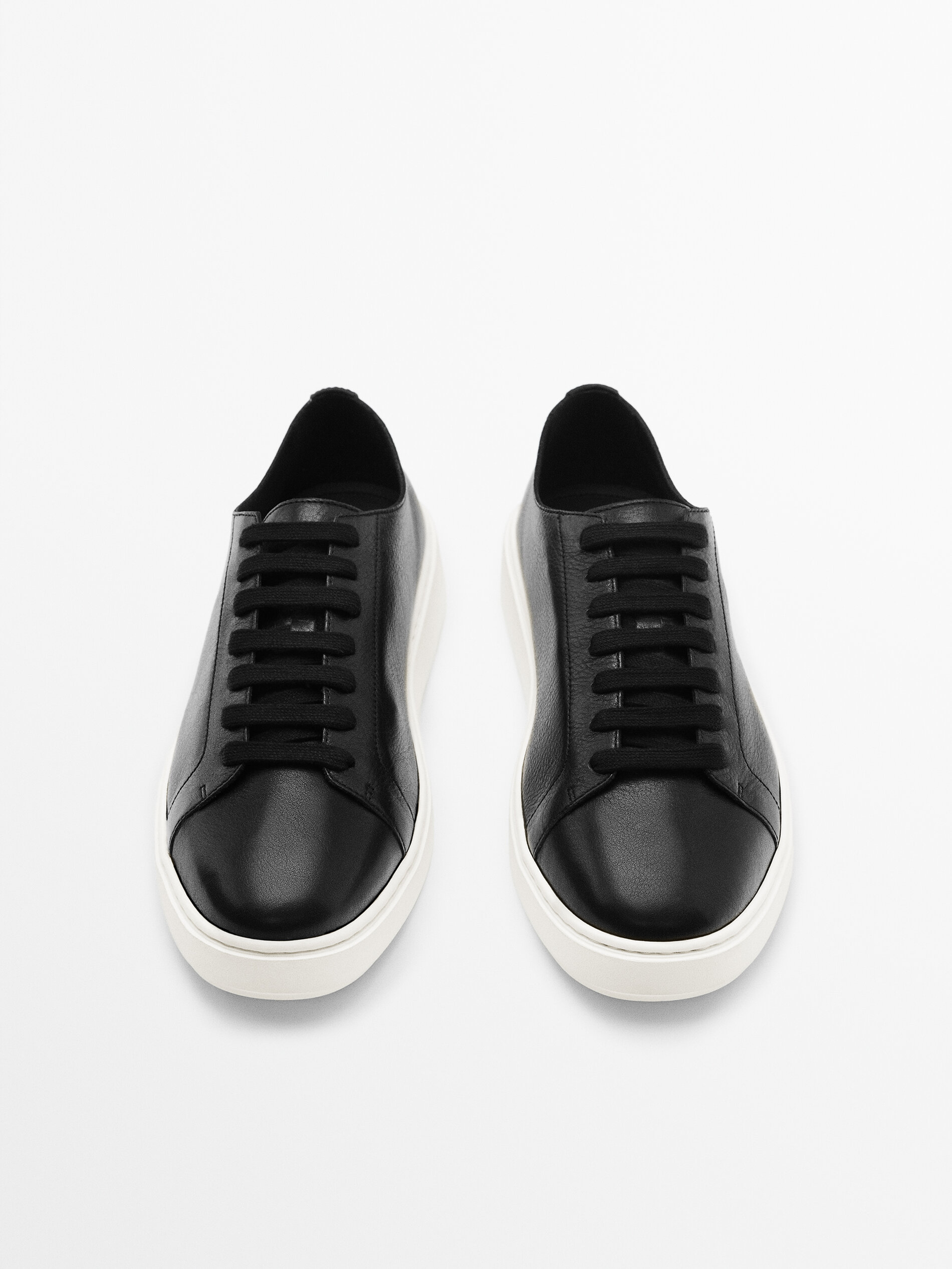 Deportivo piel napa soft - NEGRO