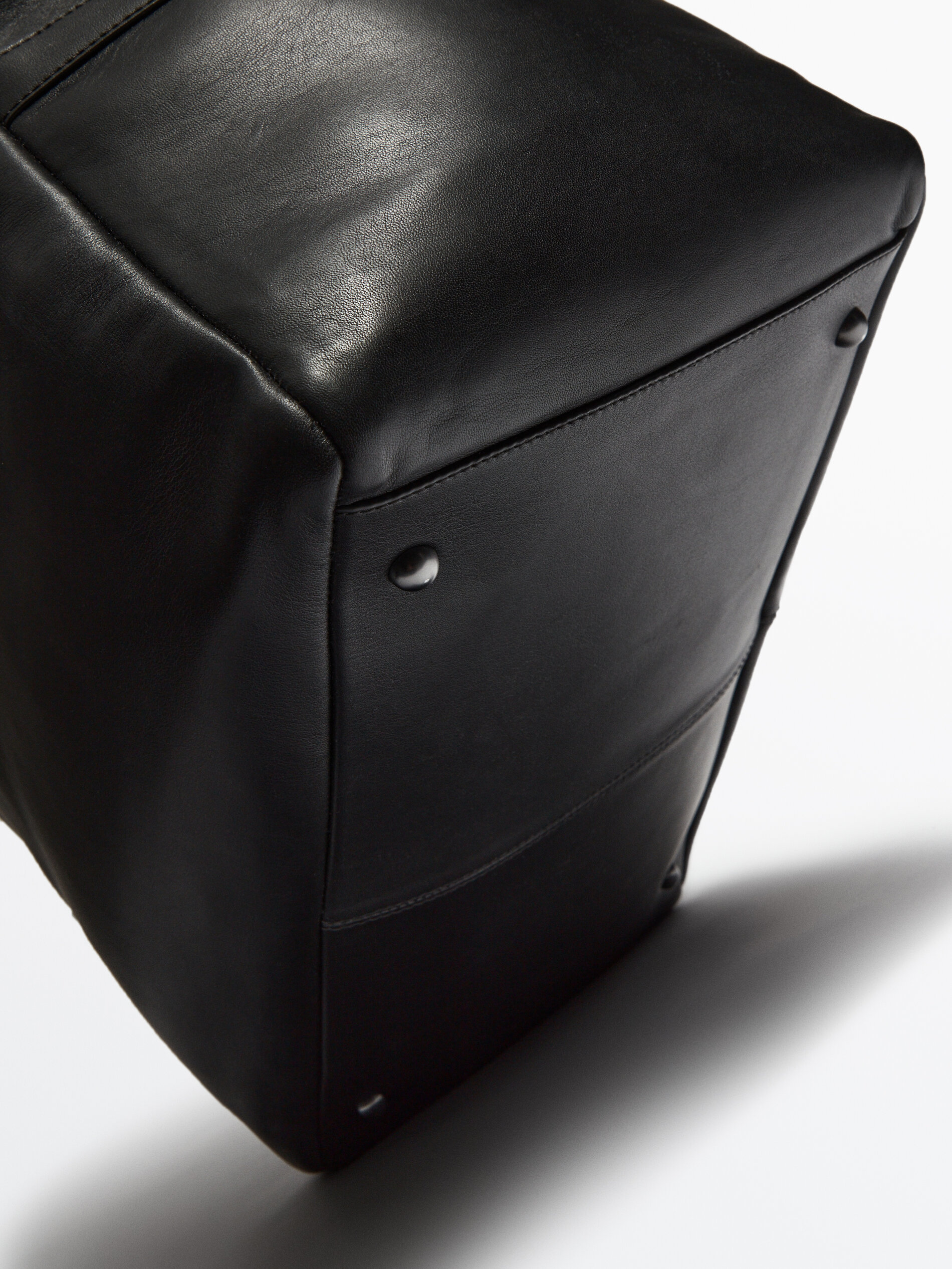 Bolso weekend piel -Studio - NEGRO