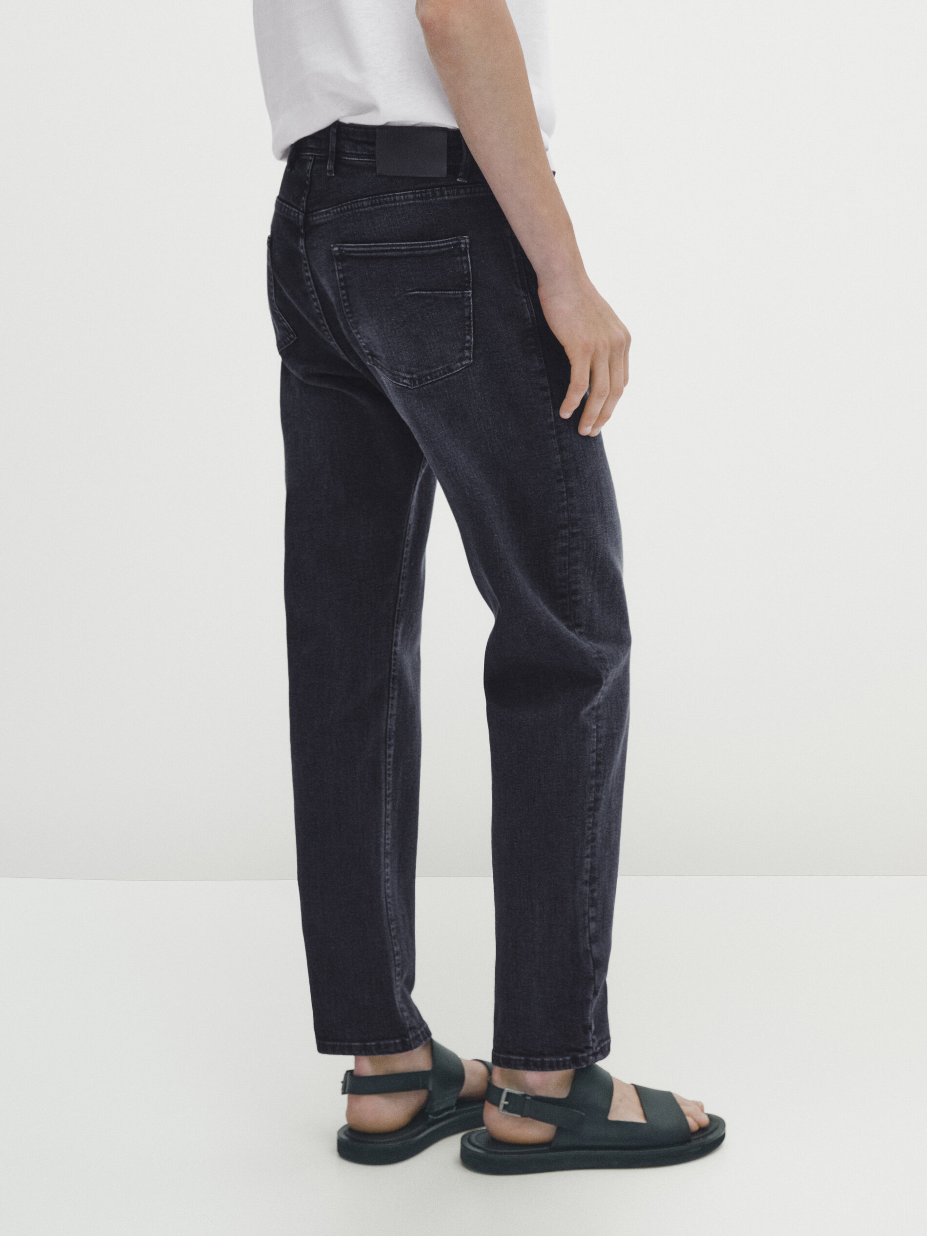 Pantalón vaquero blue black slim fit - INDIGO