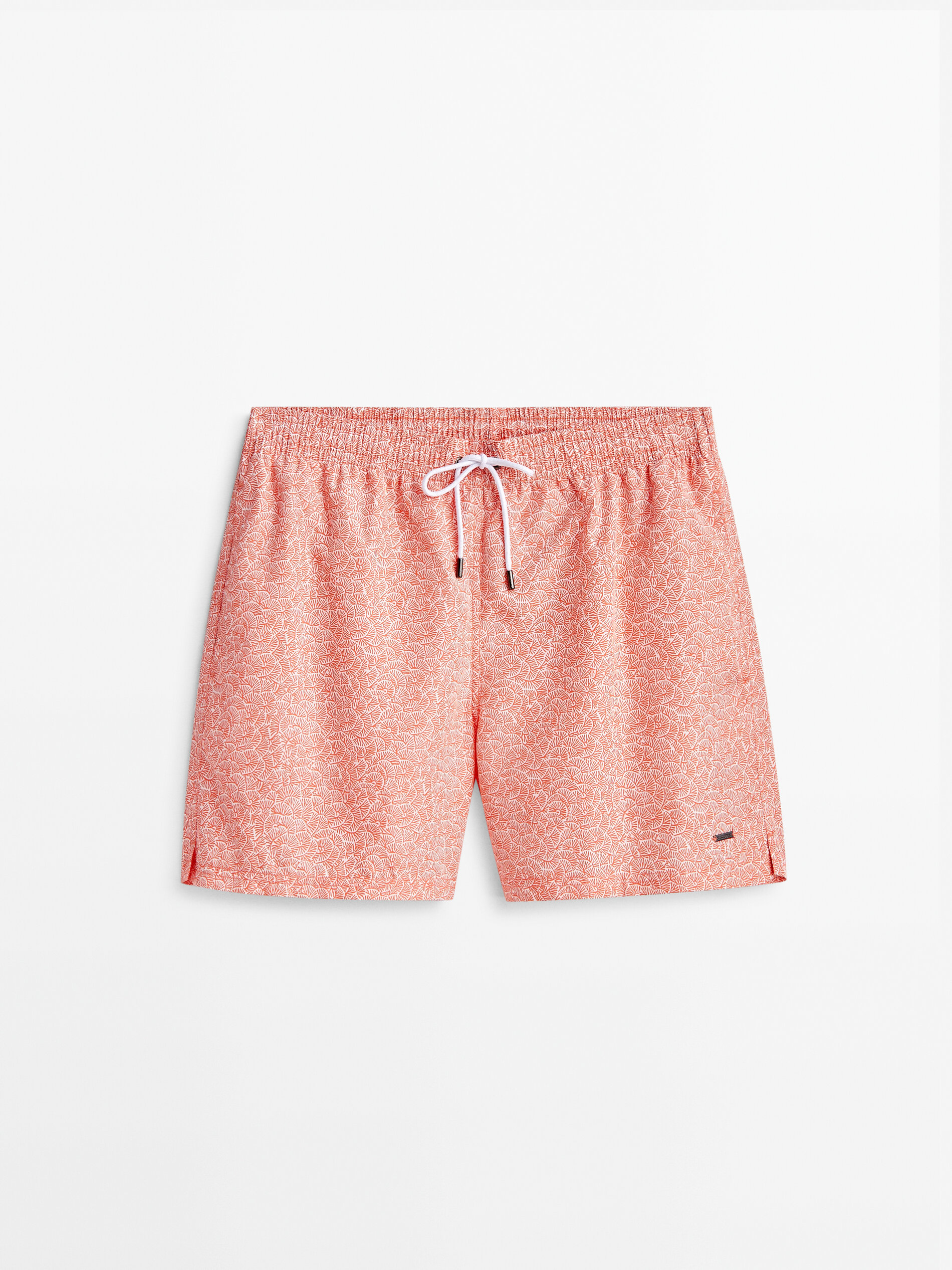 Bañador estampado motivo marino - CORAL