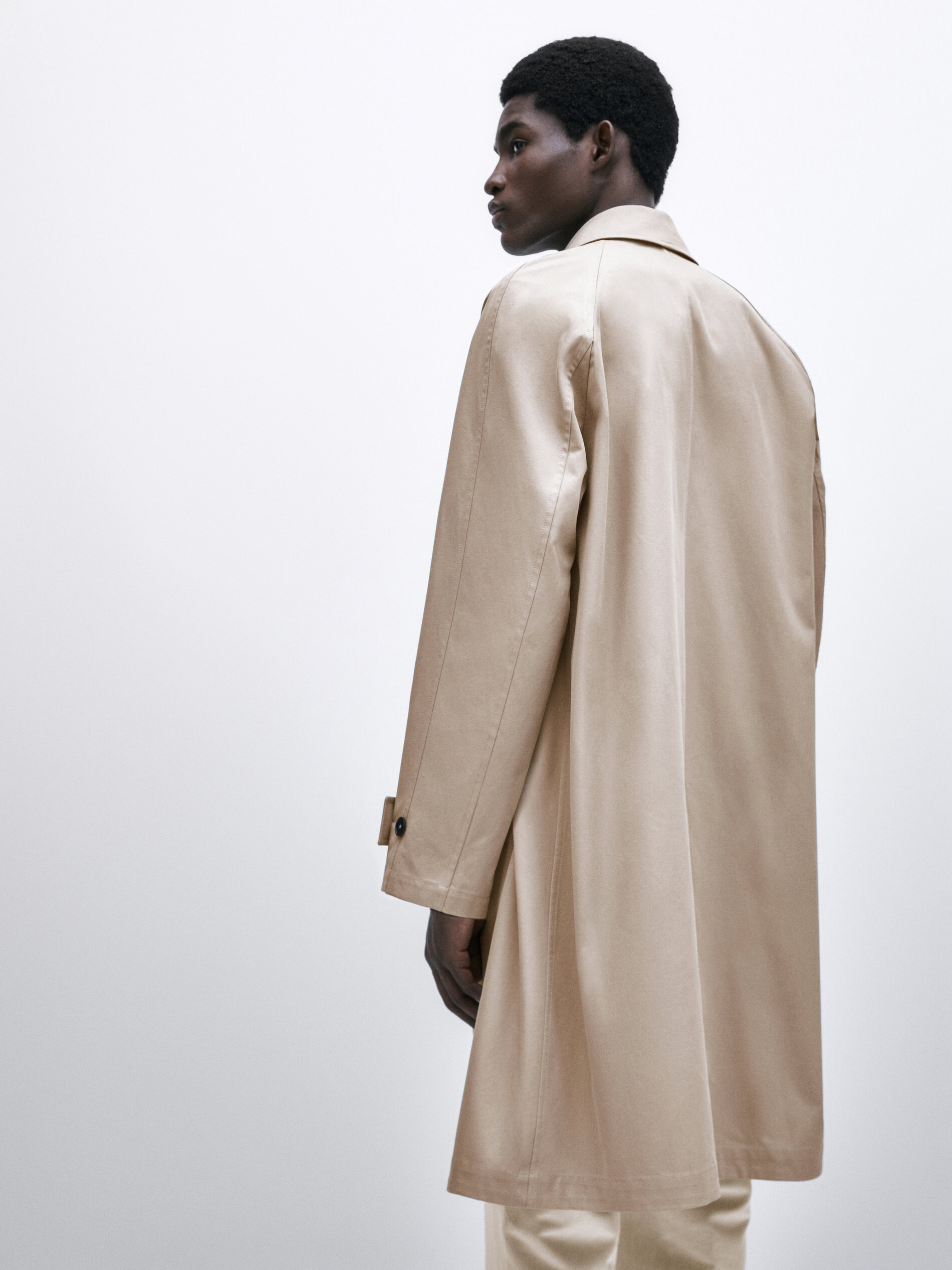 Chaqueta trench algodón volumen -Studio - ARENA