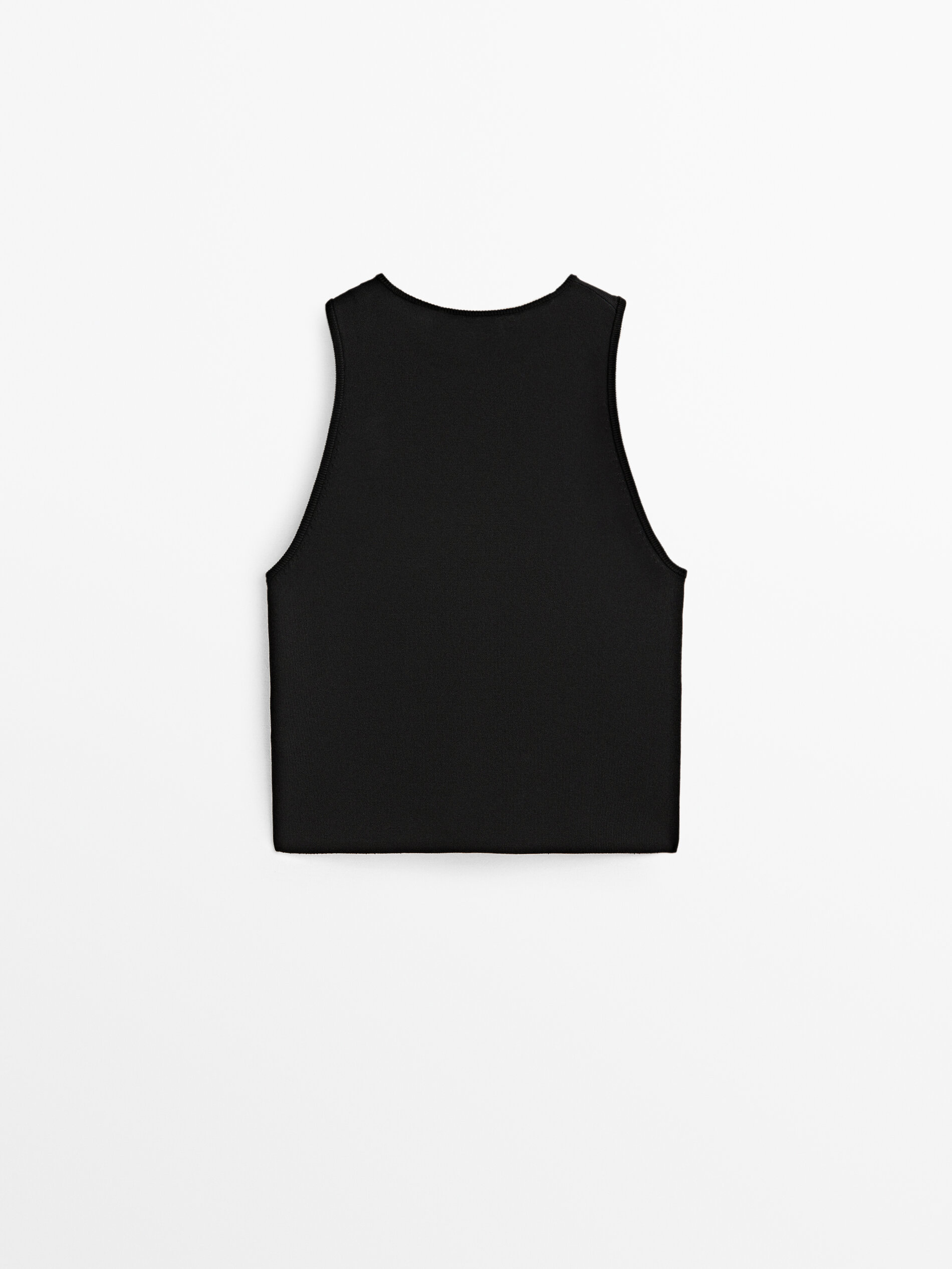 Top negro sin mangas - NEGRO