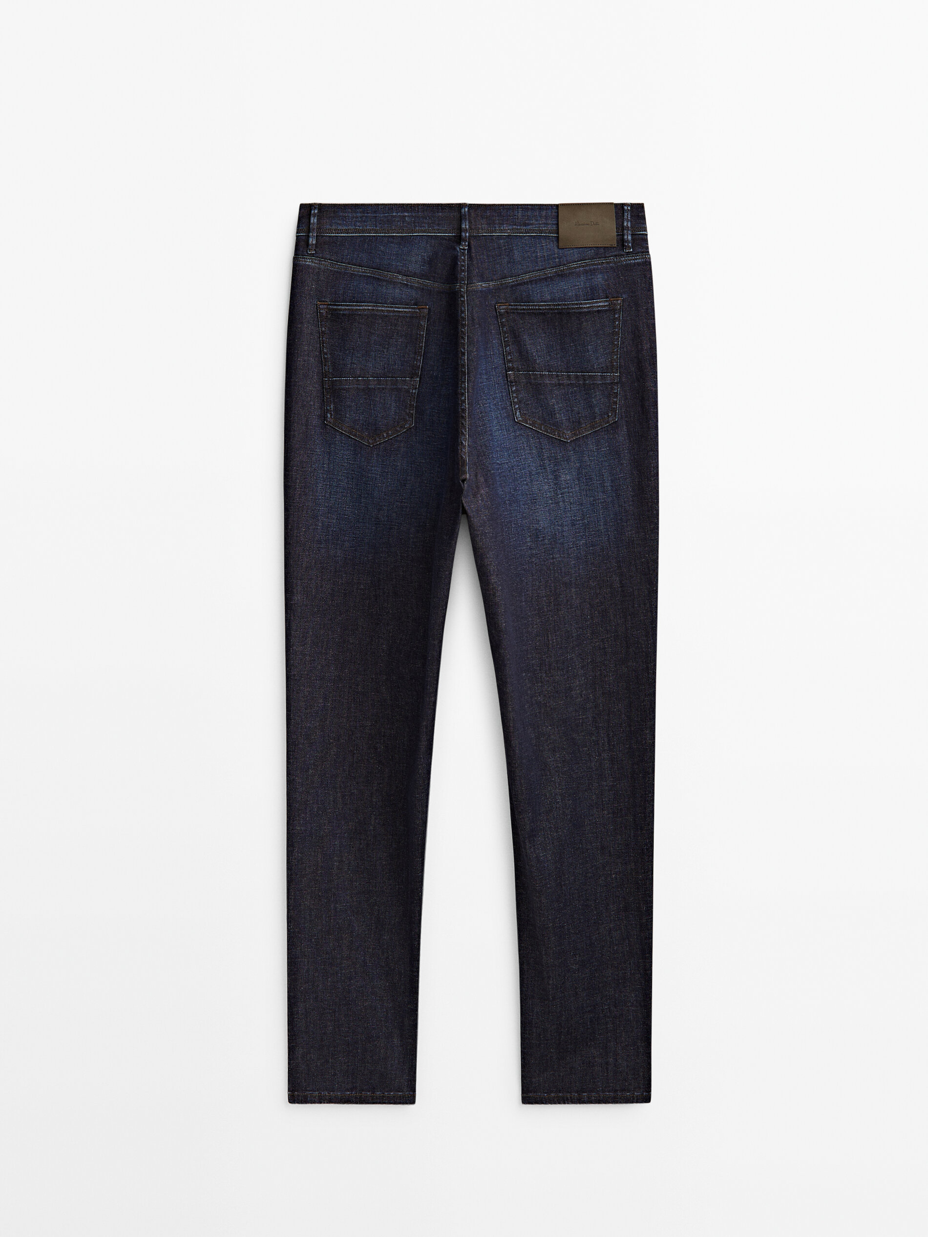 Pantalón vaquero ligero stone wash tapered fit - INDIGO