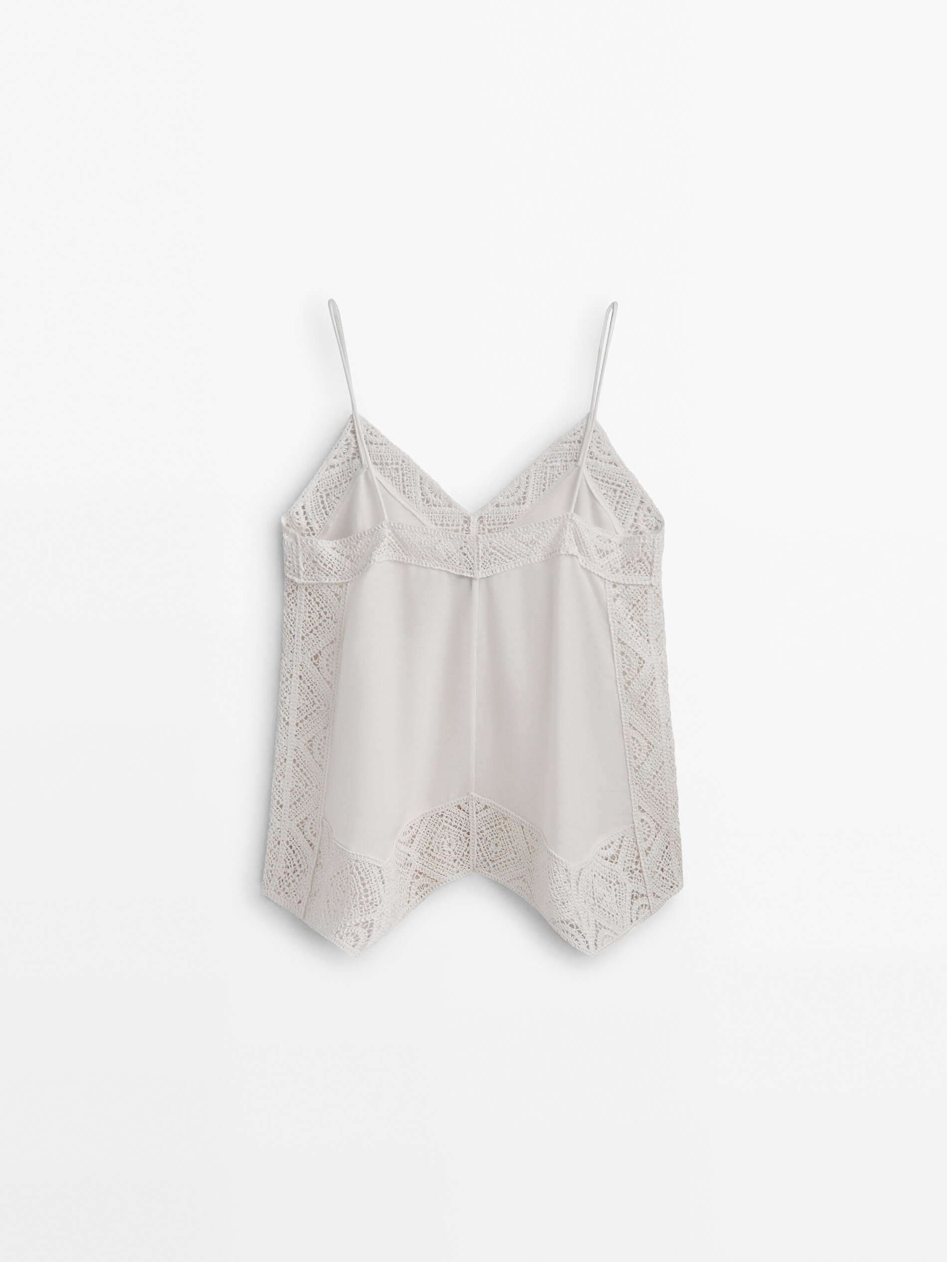 Top tirantes detalle crochet - CRUDO