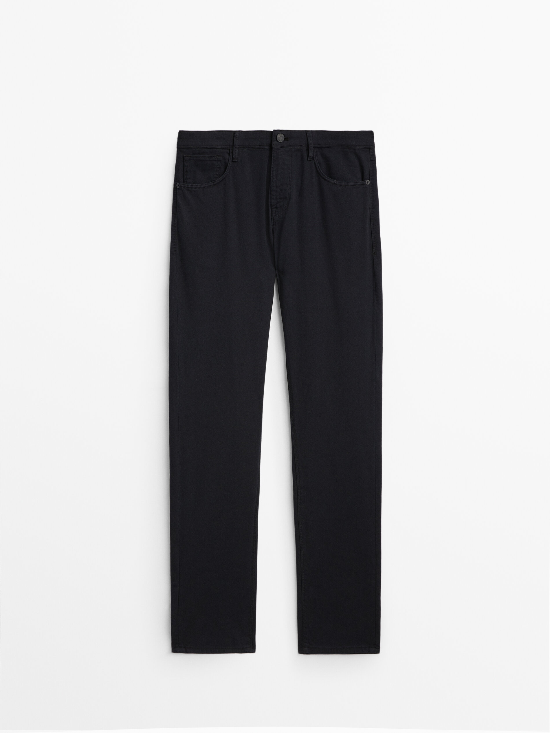 Pantalón tejanero estructura slim fit - AZUL MARINO