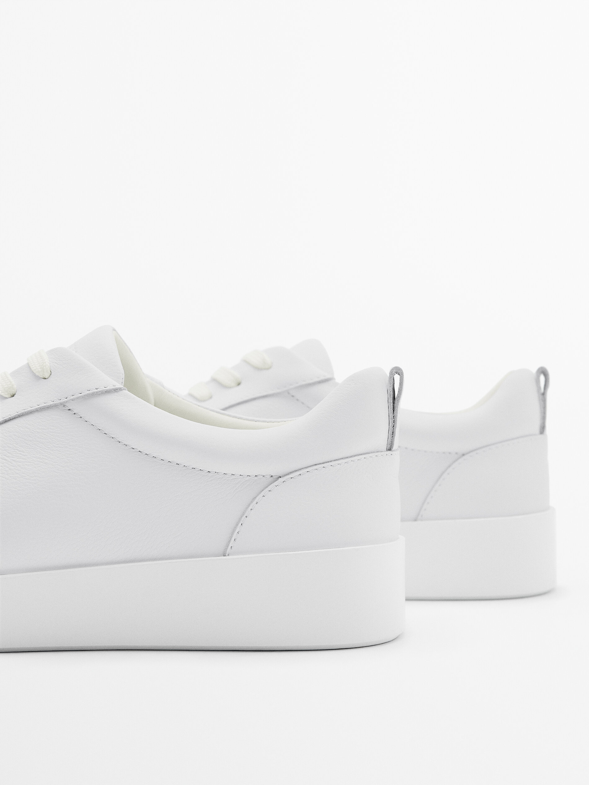 Deportivo piel napa - Studio - BLANCO