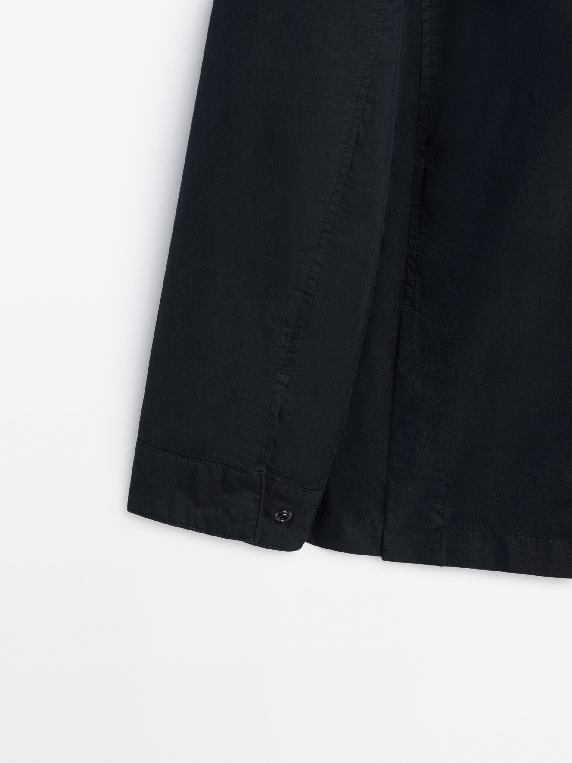 Sobrecamisa mezcla algodón bolsillos - AZUL MARINO