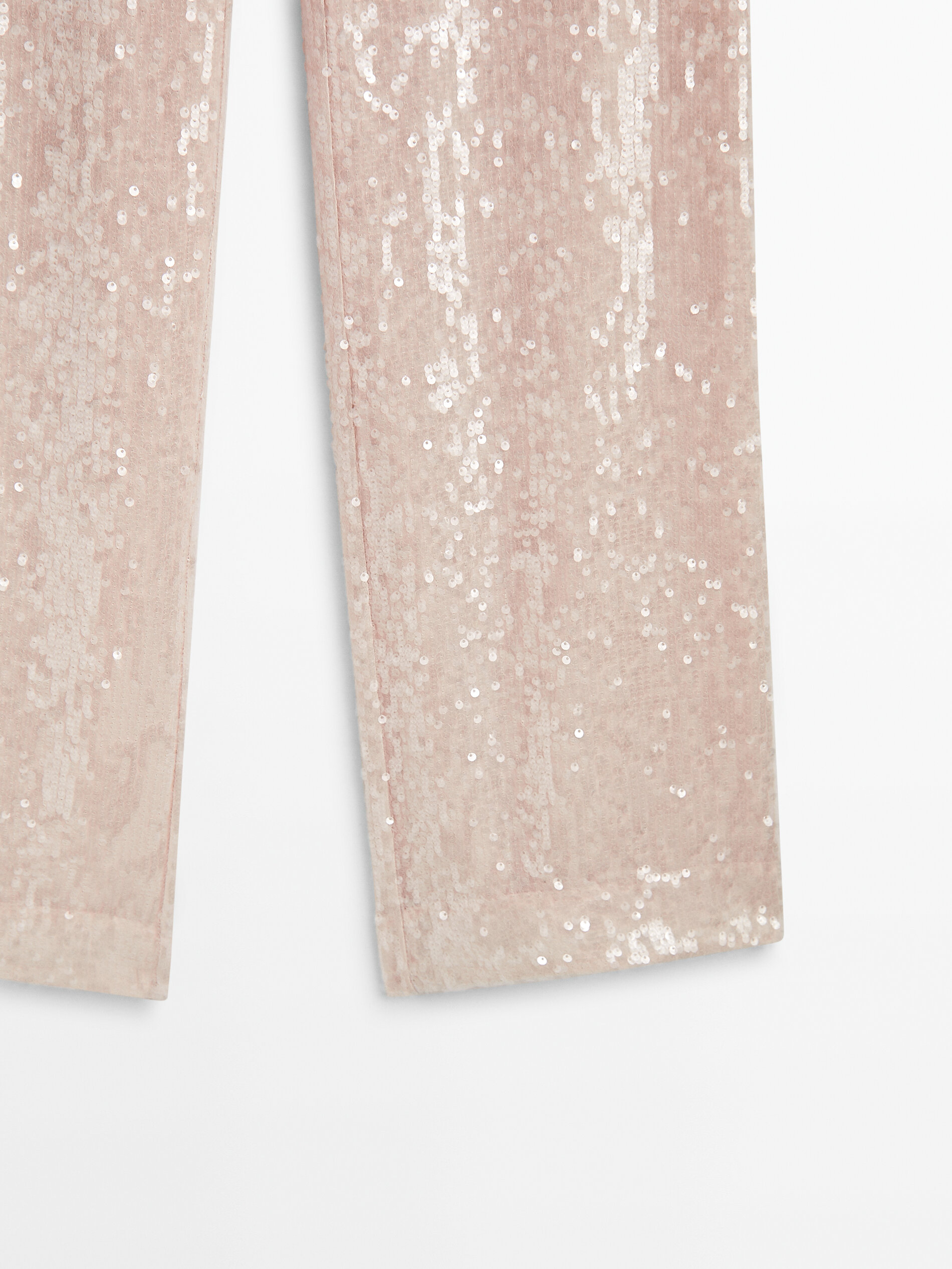 Pantalón lentejuelas -Studio - ROSA