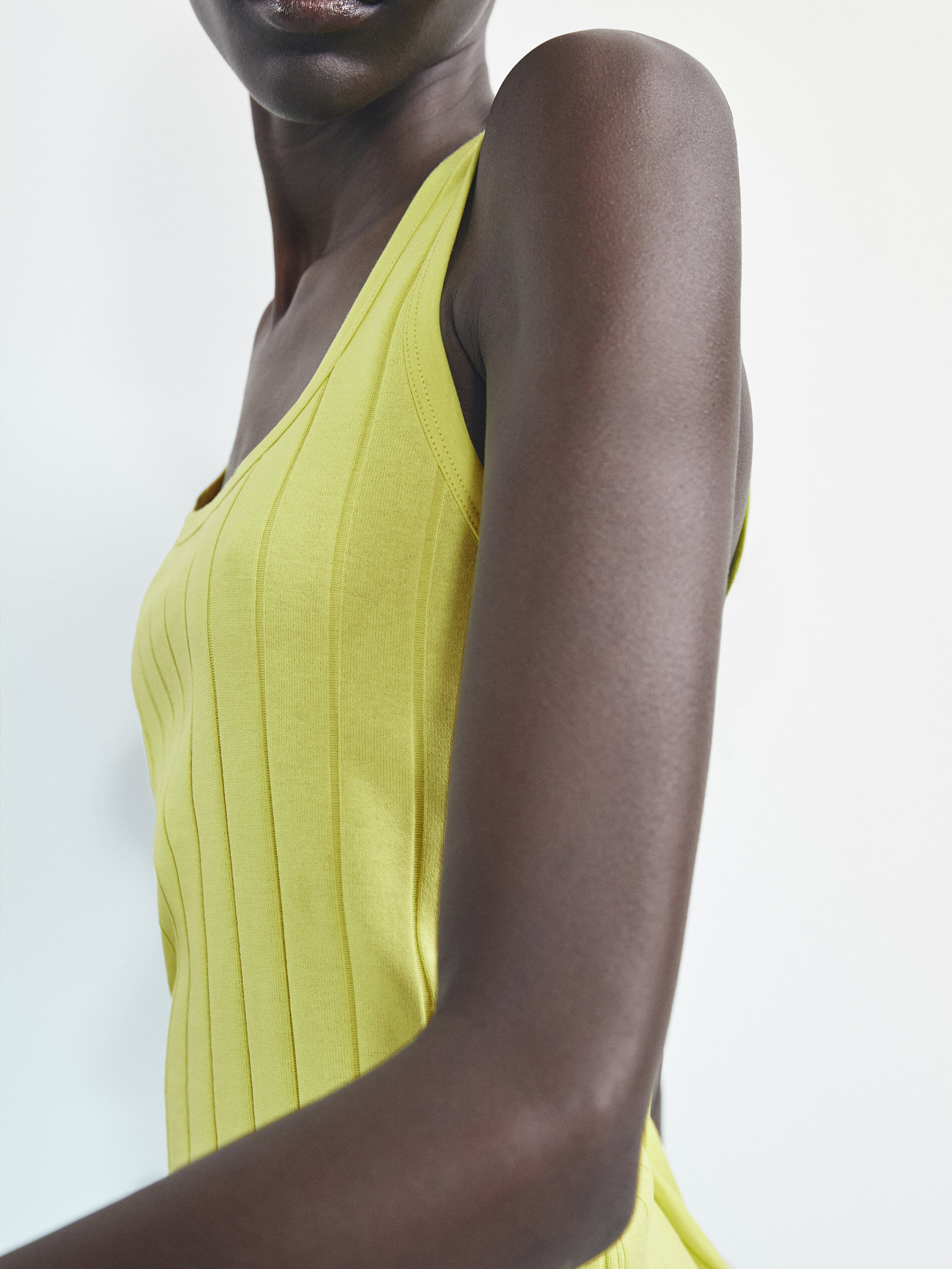 Camiseta tirantes canalé ancho - LIMA