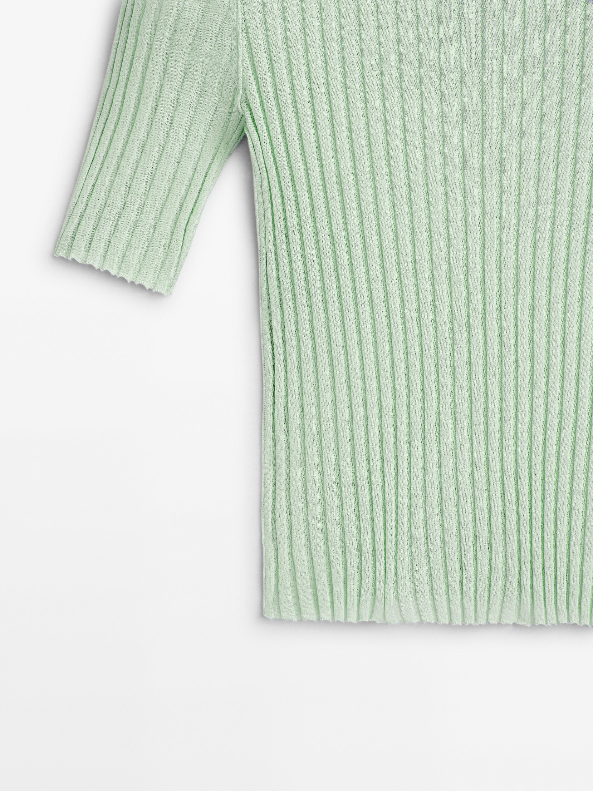 Jersey punto canalé -Studio - Verde billar