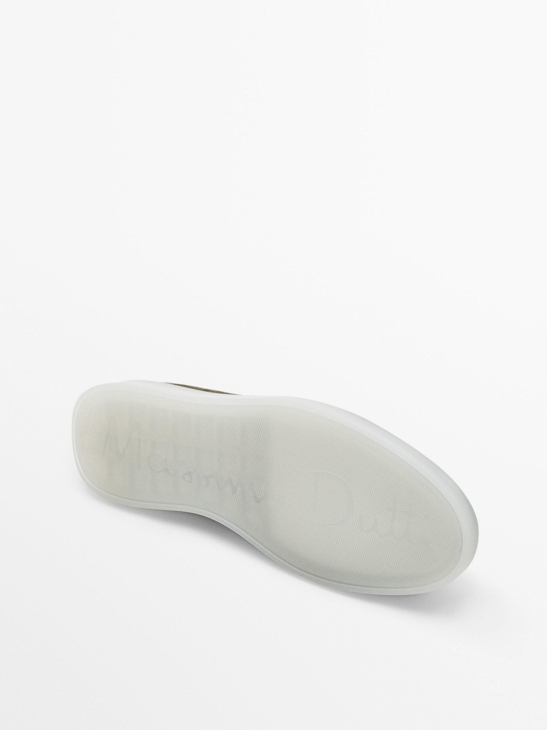 Mocasín serraje piso traslúcido - KAKI