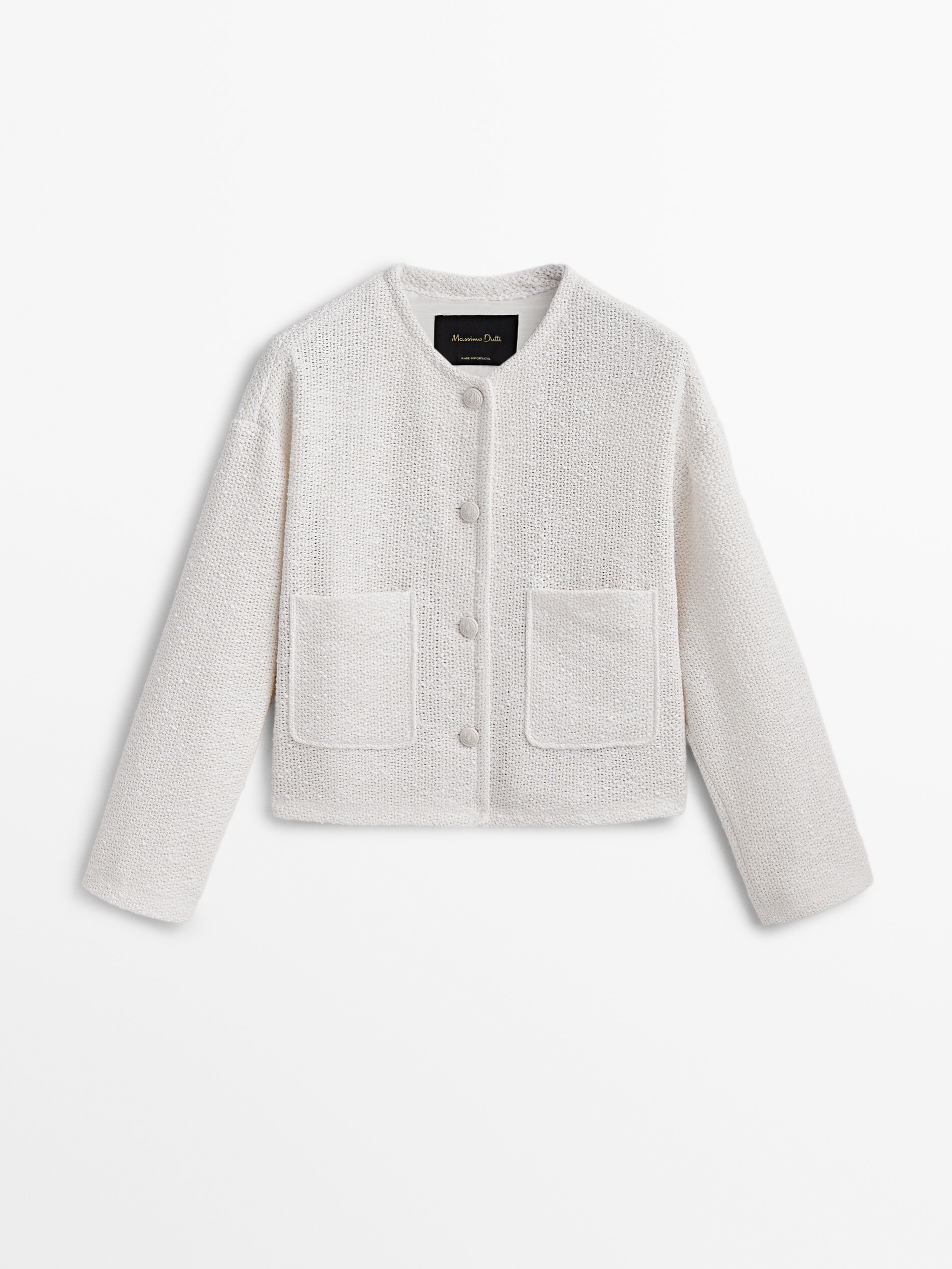 Chaqueta corta estructura - CRUDO