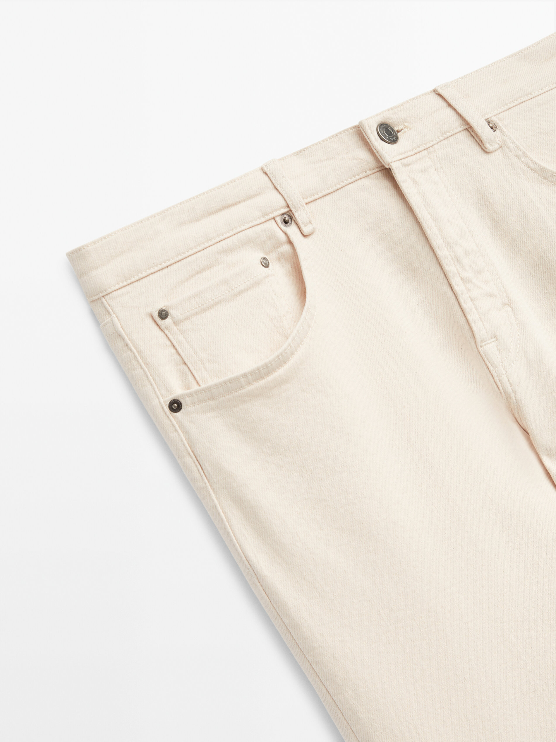 Pantalón vaquero tapered fit - CRUDO