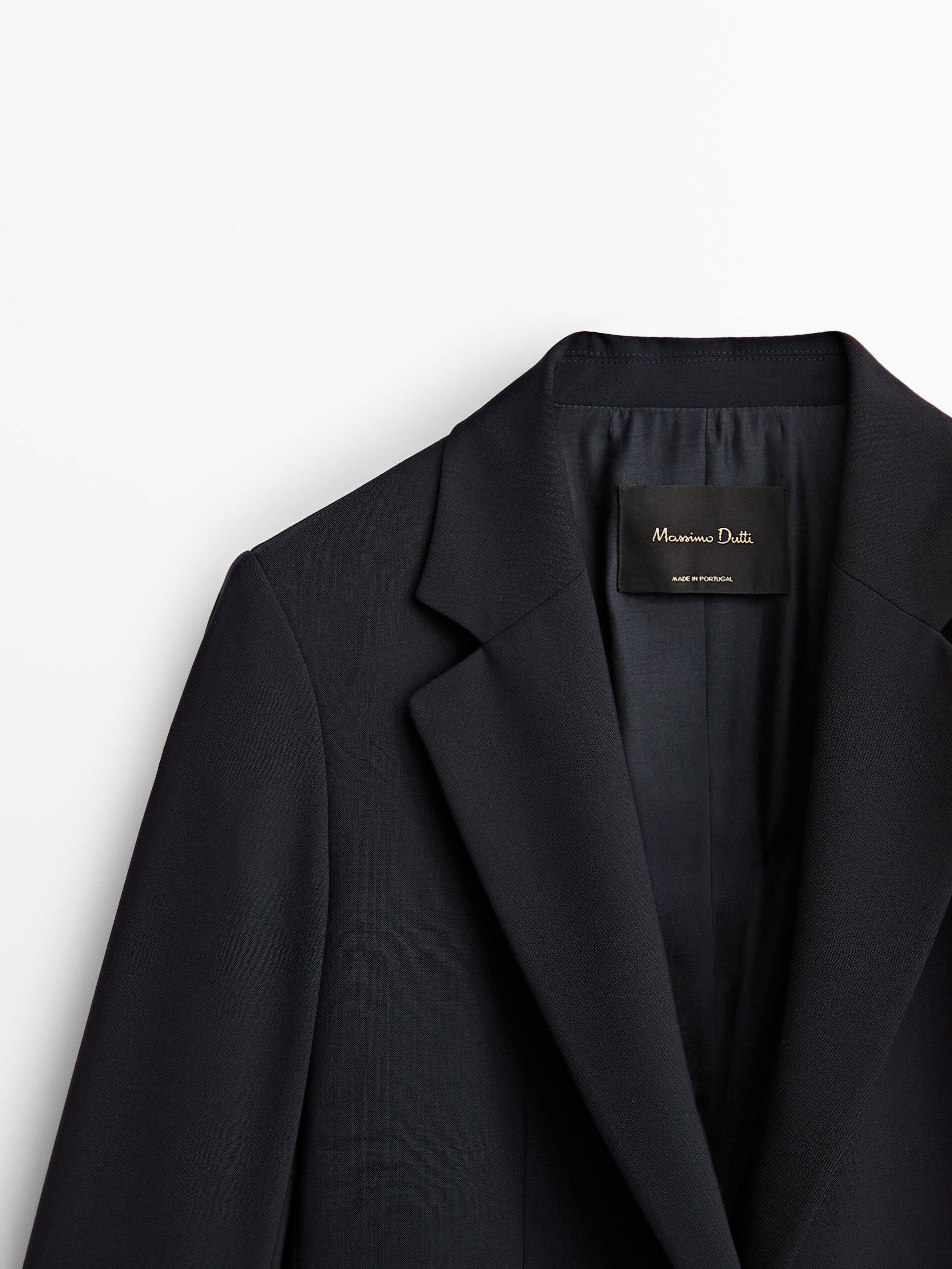 Americana traje lana fría - AZUL MARINO