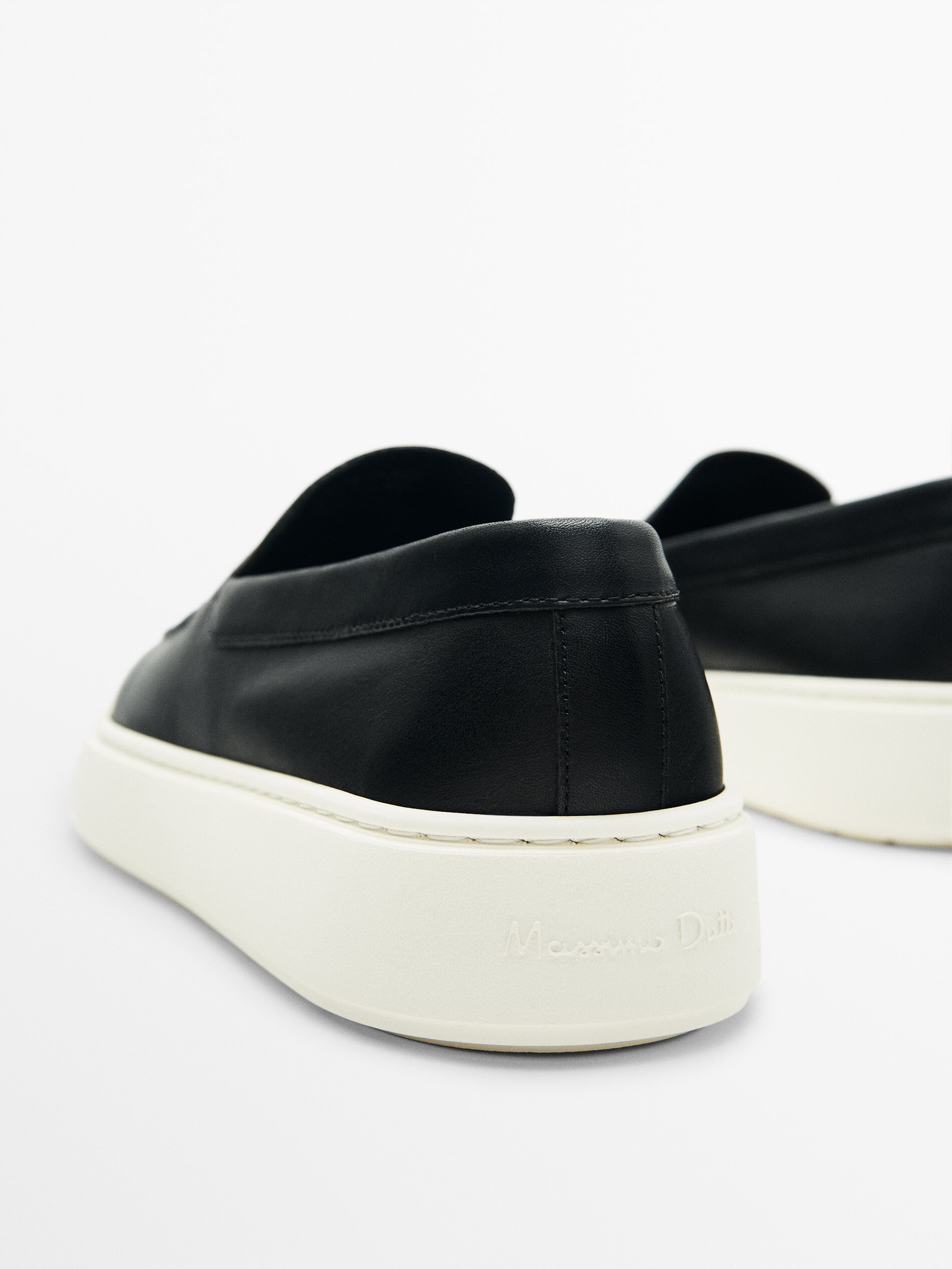 Mocasín soft napa negro - NEGRO