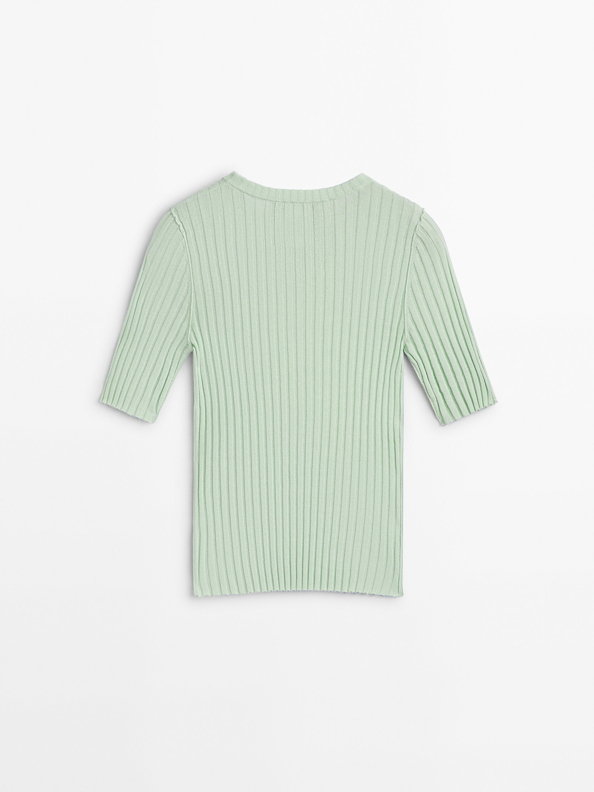 Jersey punto canalé -Studio - Verde billar