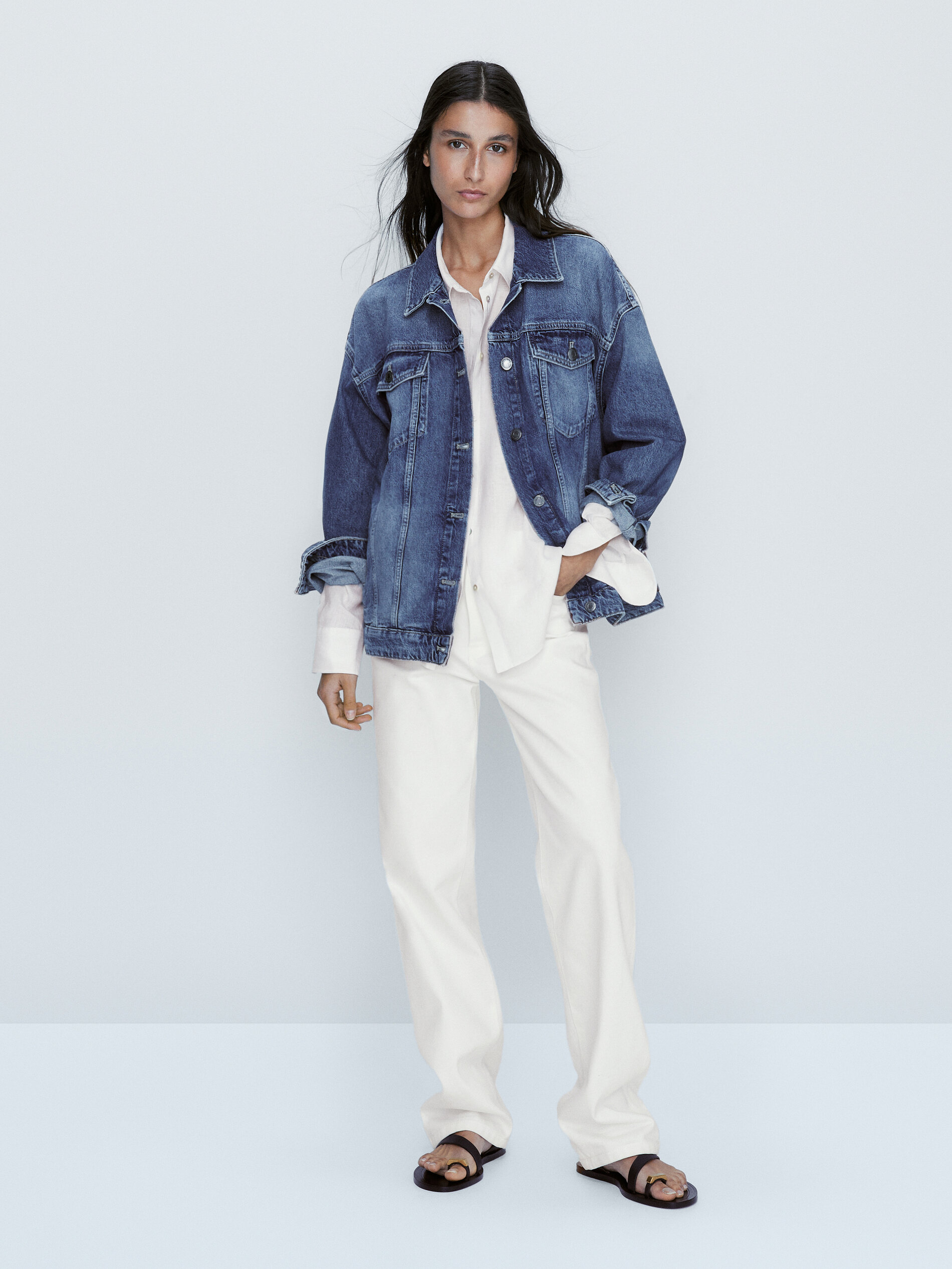 Blusón 100% lino - BLANCO