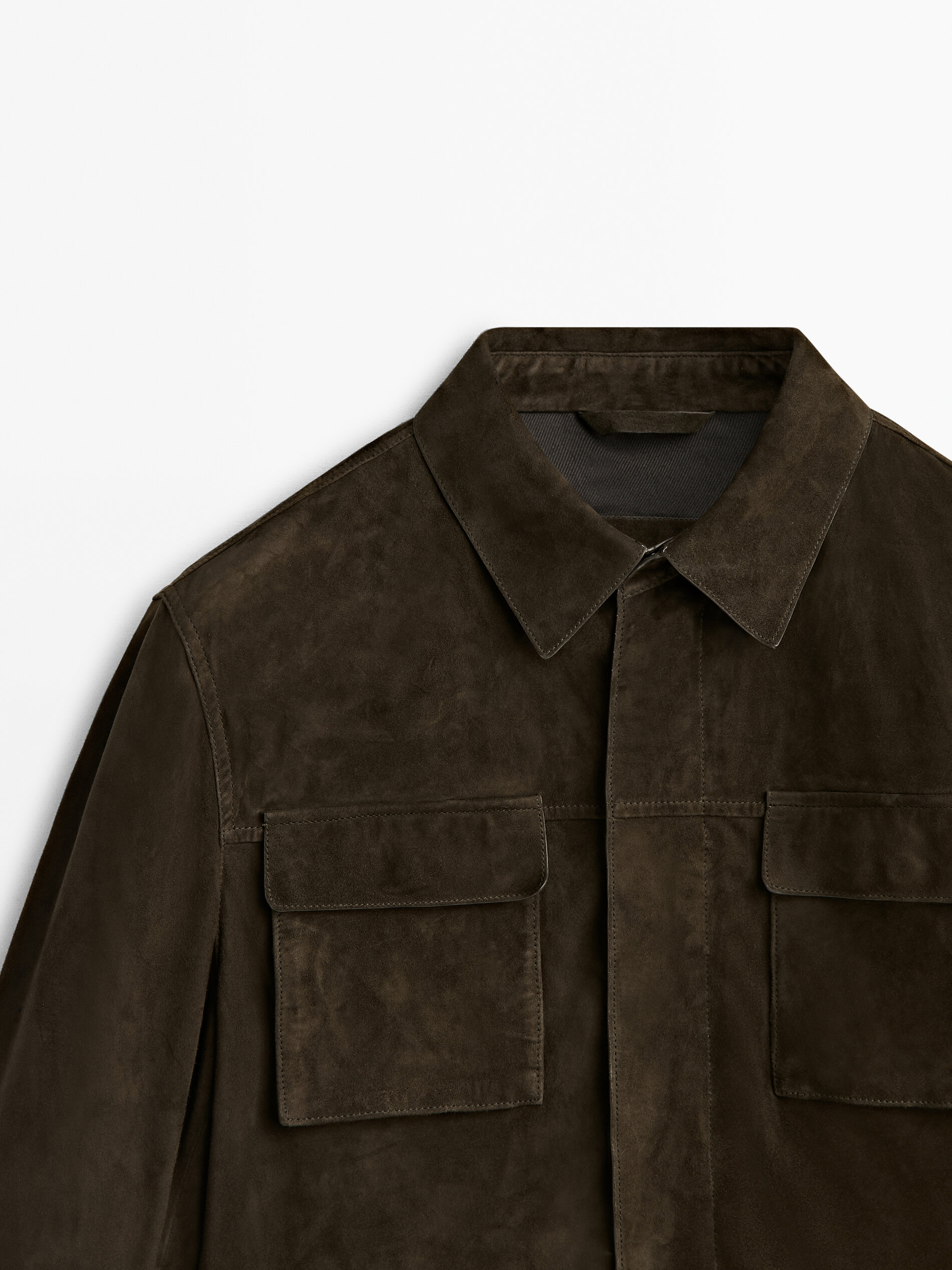 Sobrecamisa de ante - KAKI