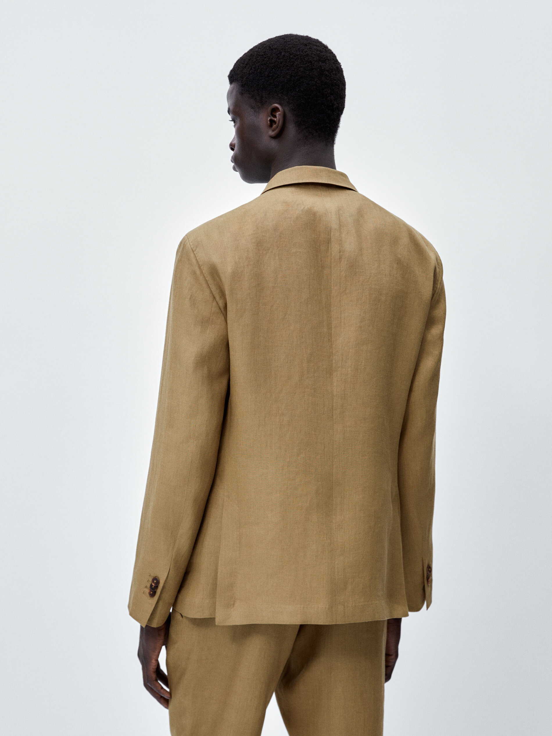 Americana traje 100% lino - BEIGE