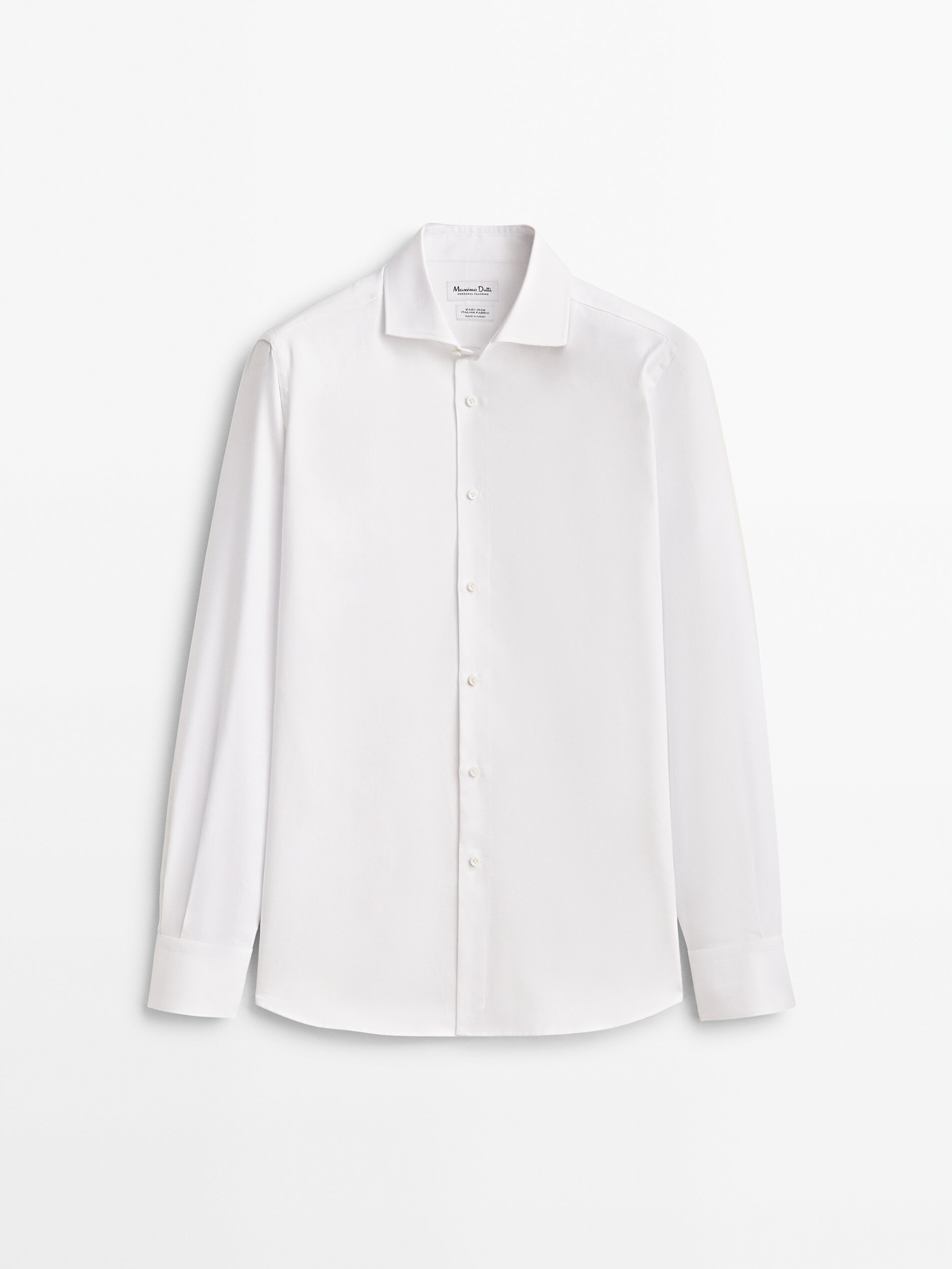 Camisa estructura easy iron slim fit - BLANCO