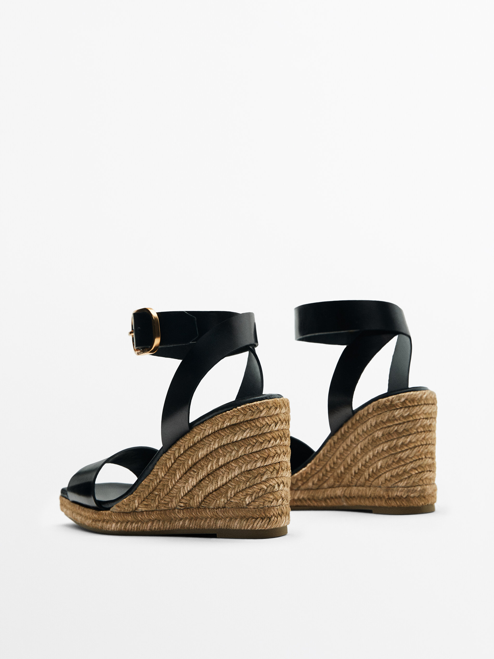 CUÑA YUTE PULSERA CON HEBILLA - NEGRO