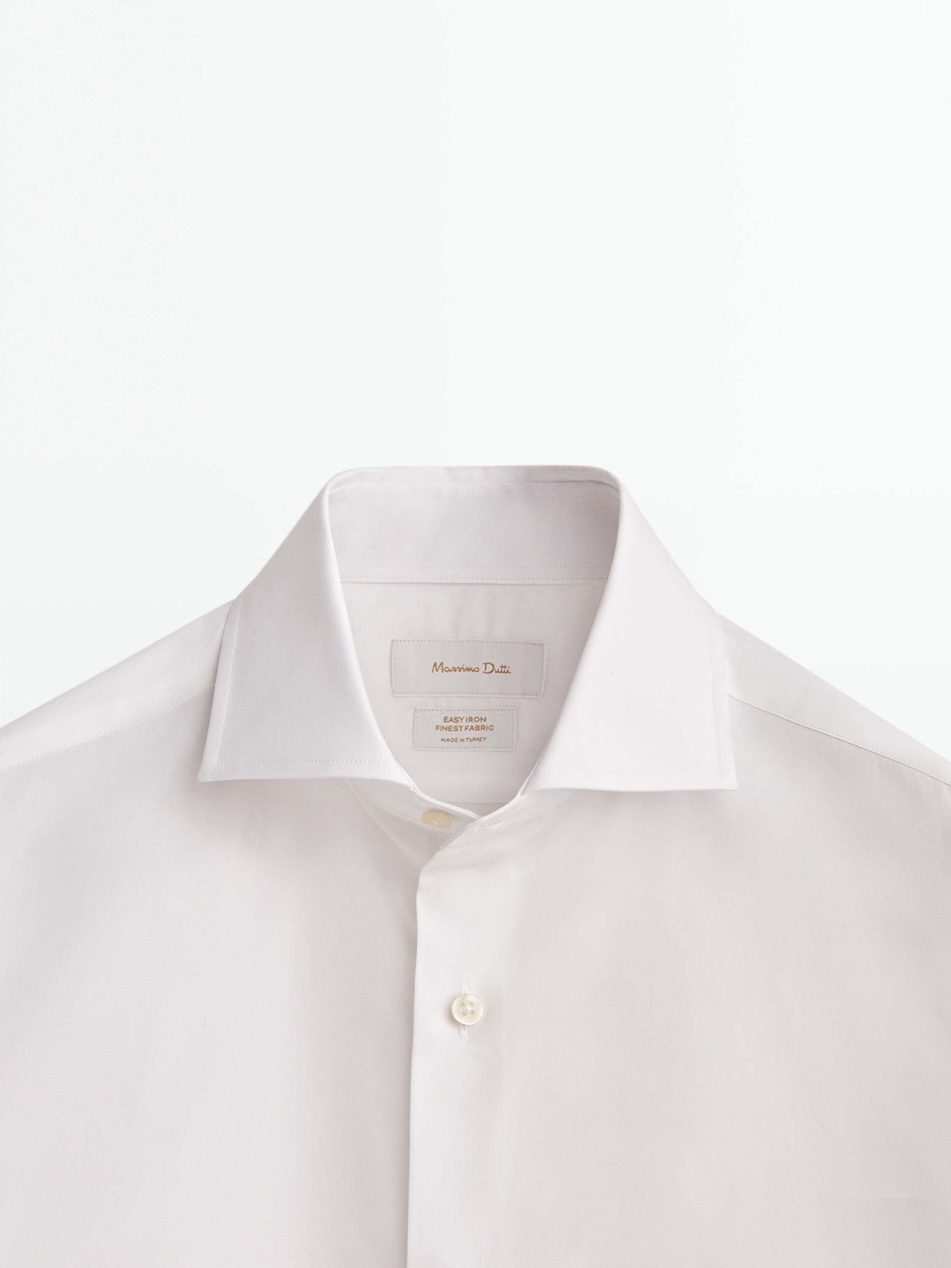 Camisa popelín algodón regular fit - BLANCO