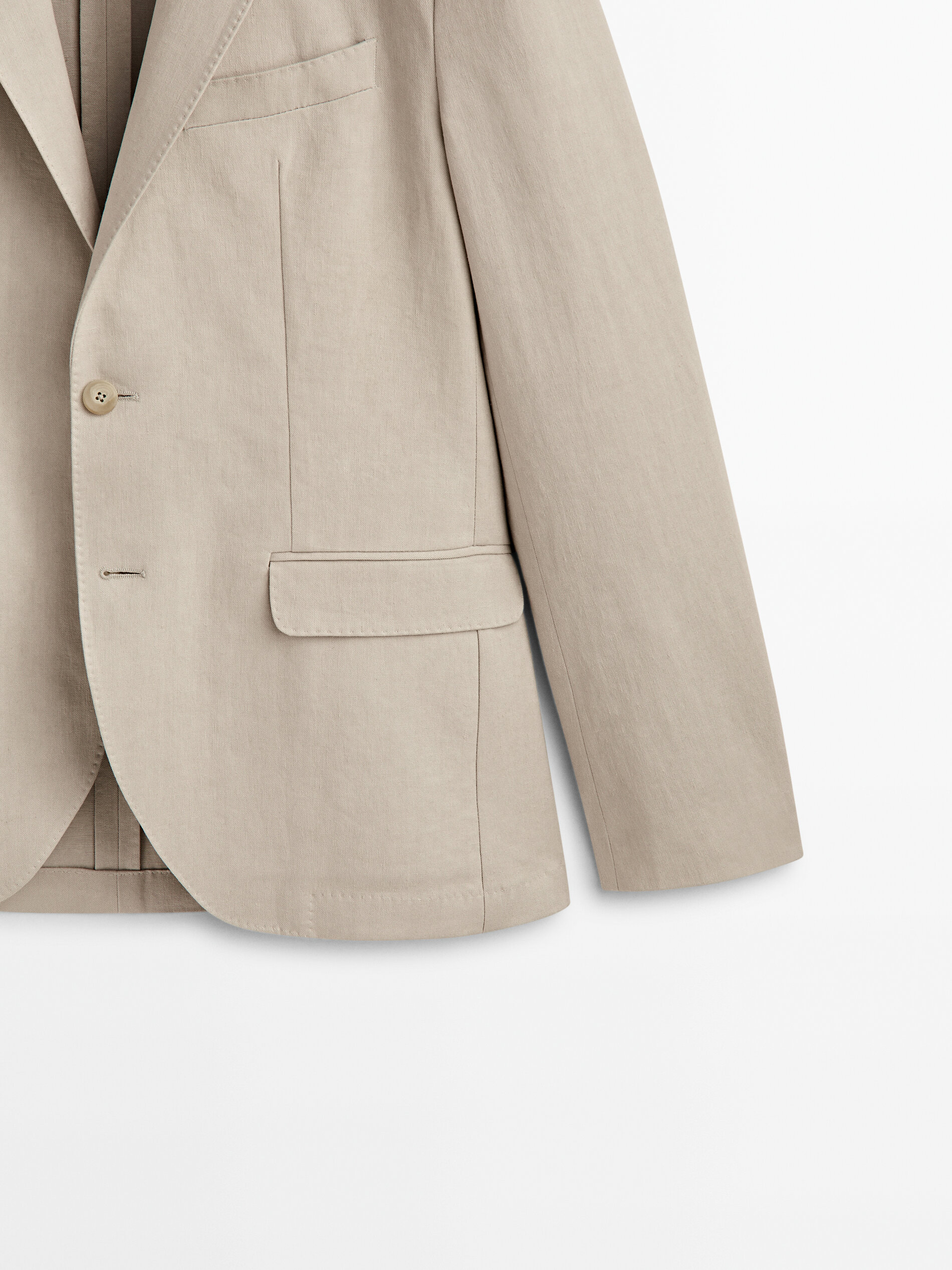 Americana traje lino Limited edition - HIELO