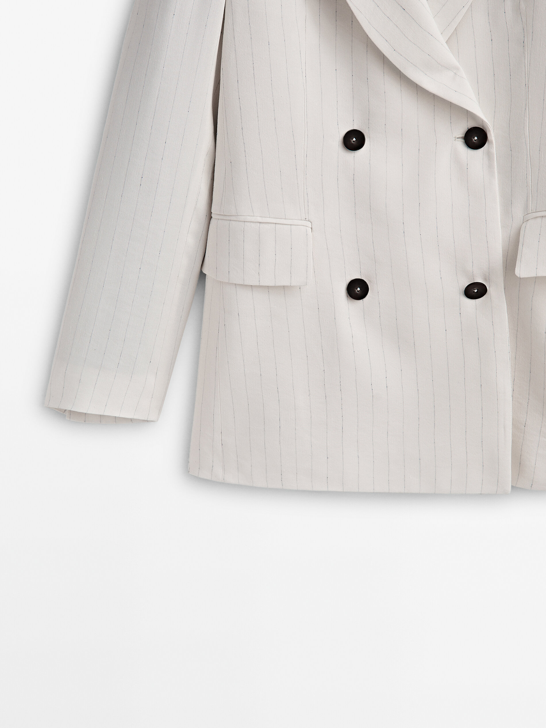 Americana traje cruzada raya diplomática - CRUDO