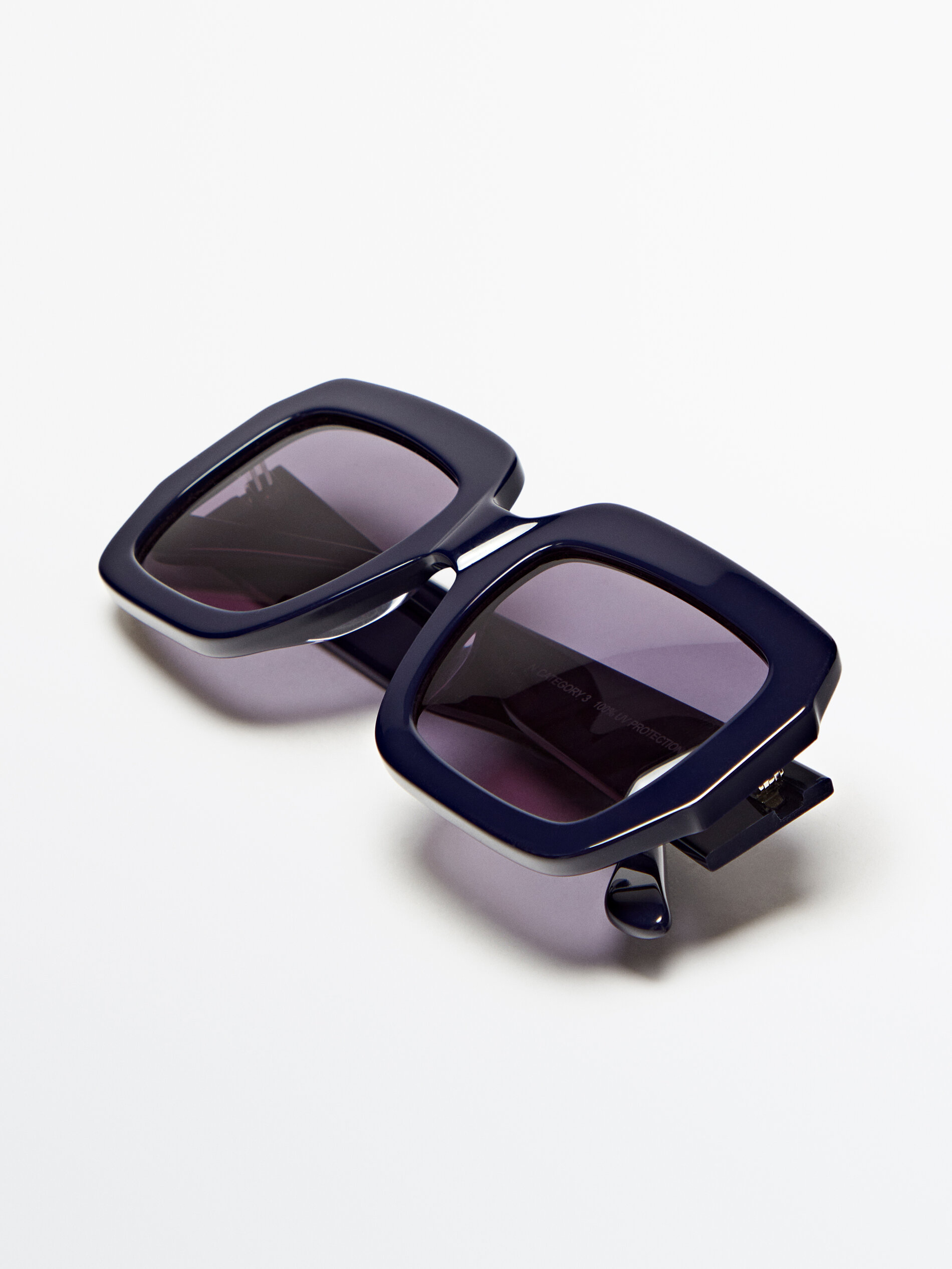 Gafas de sol cuadradas - AZUL PROFUNDO