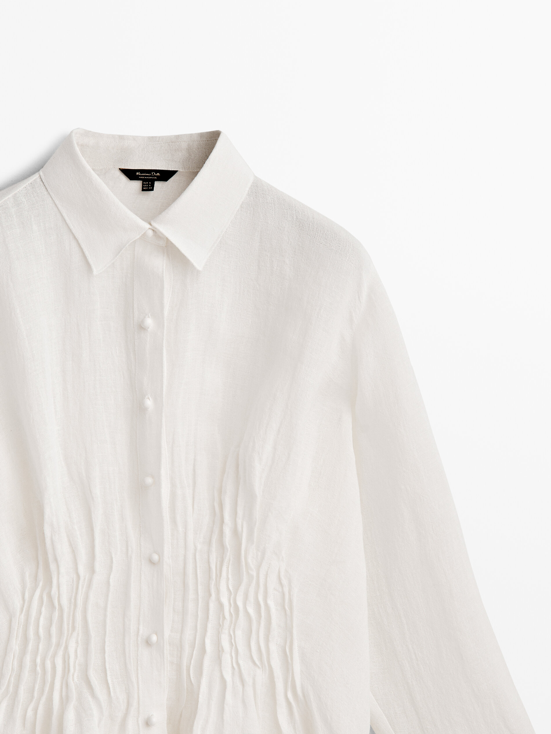 Camisa pliegues Limited Edition - CRUDO