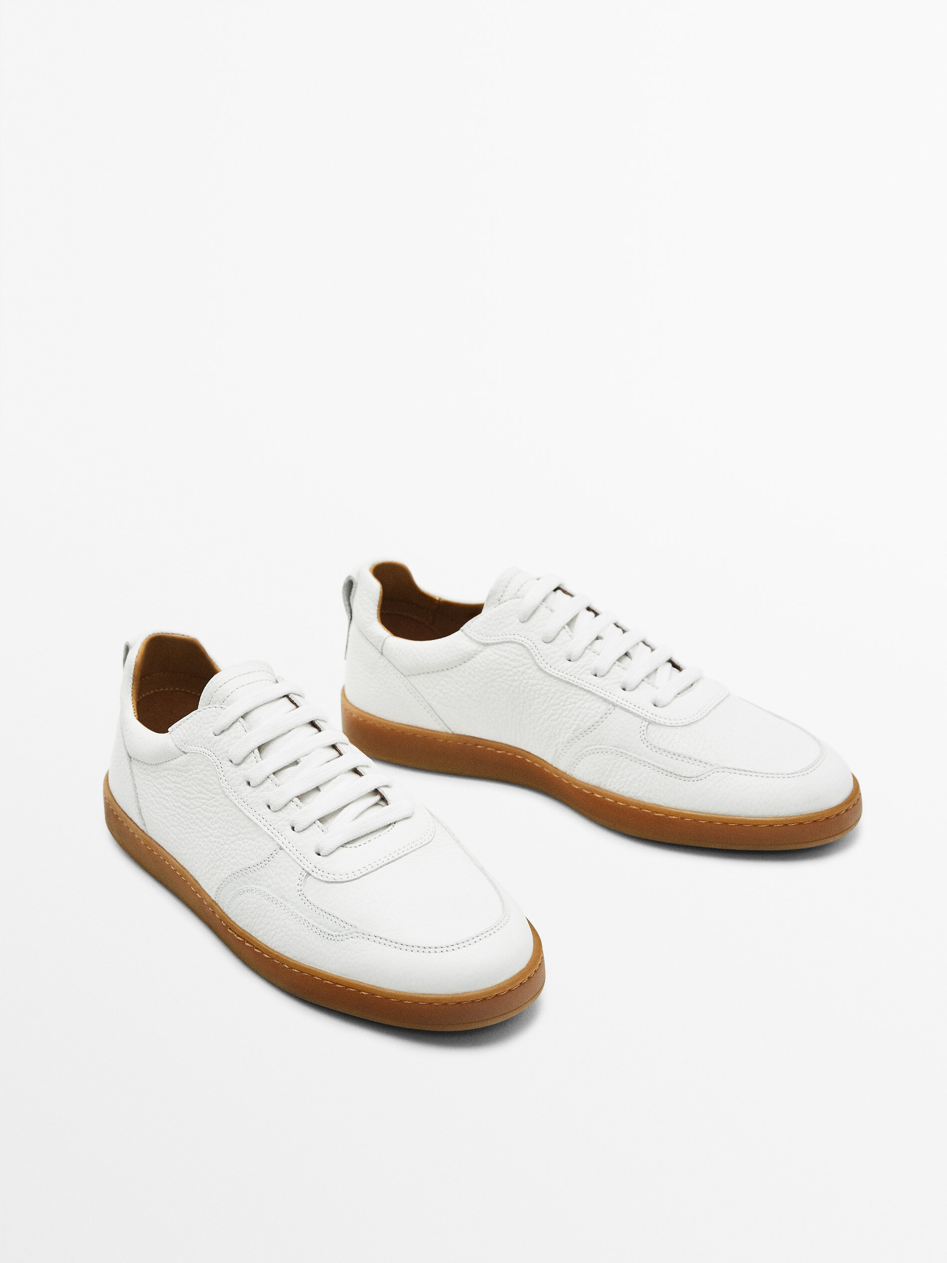 Deportivo piel napa - BLANCO