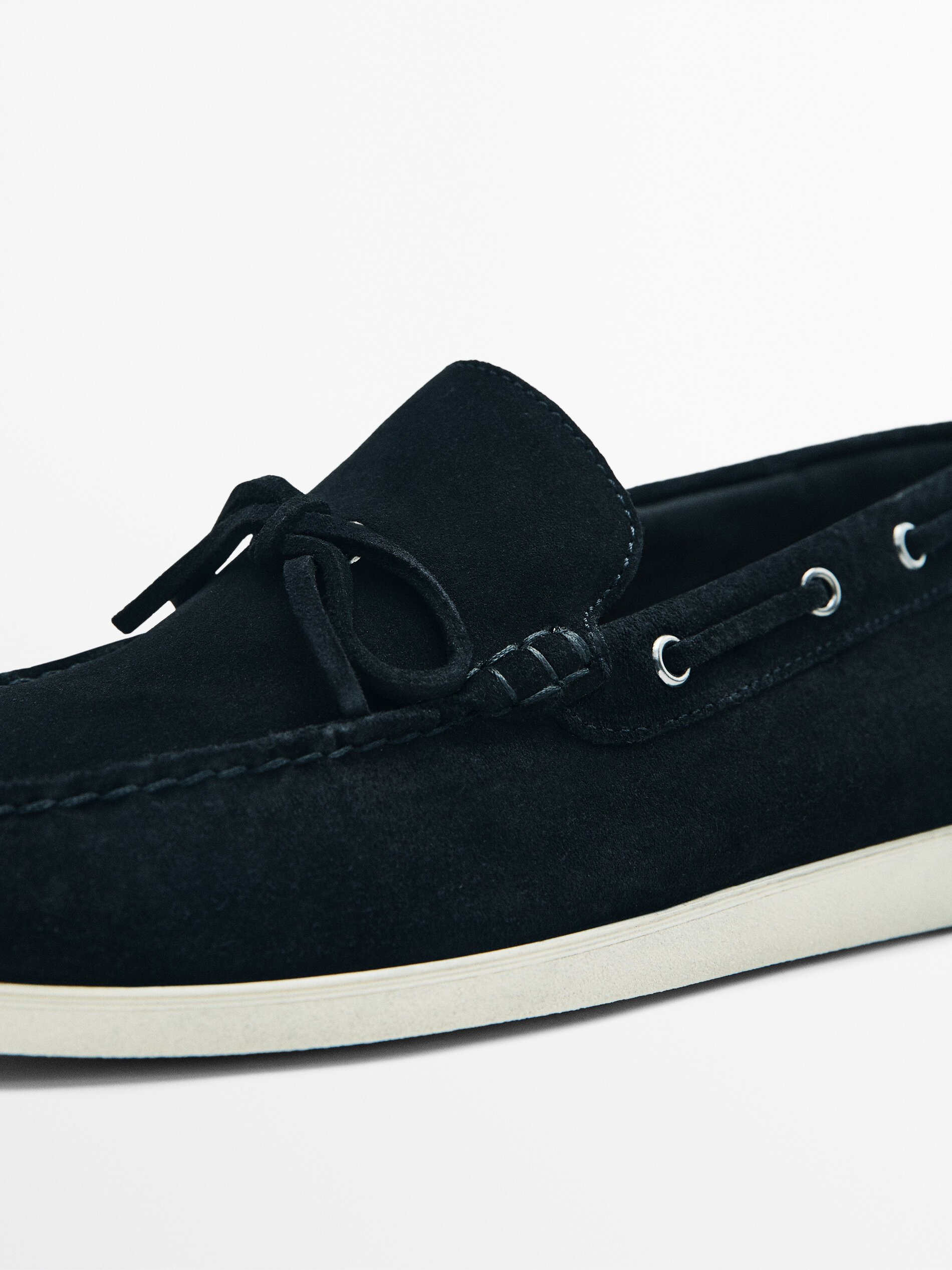 Náutico lazo serraje - AZUL