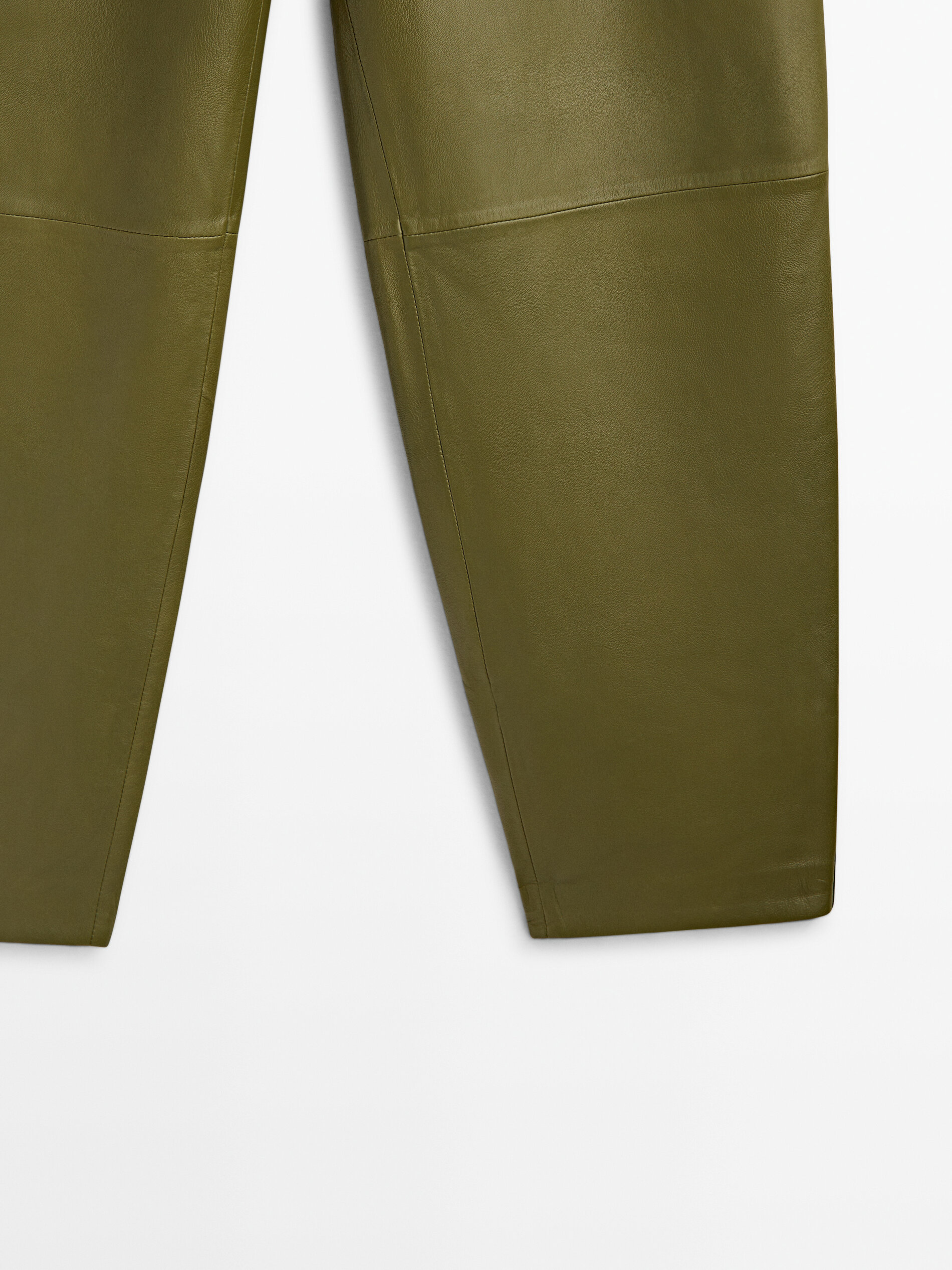 Pantalón piel napa - VERDE