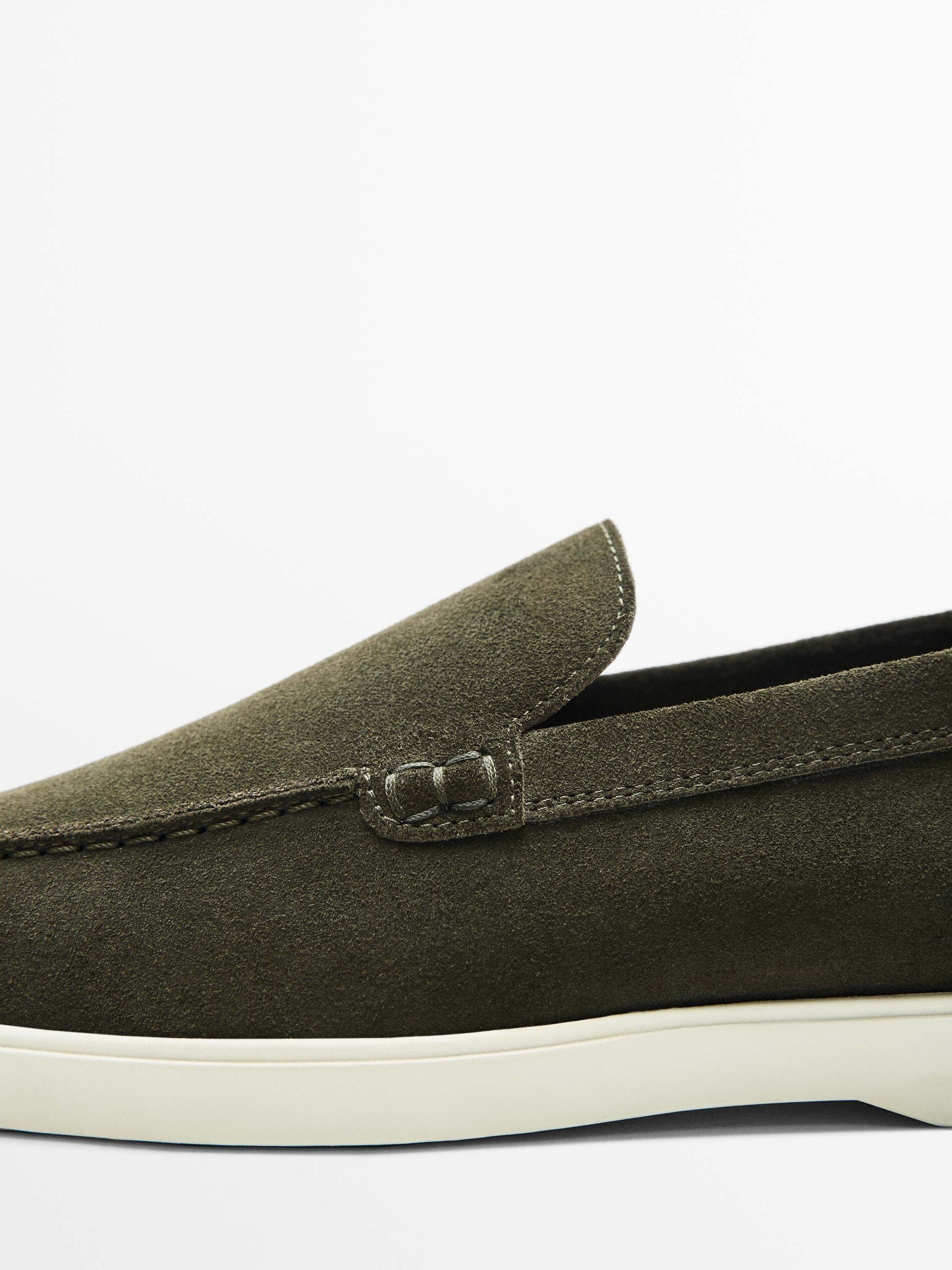 MOCASÍN PIEL SERRAJE - KAKI