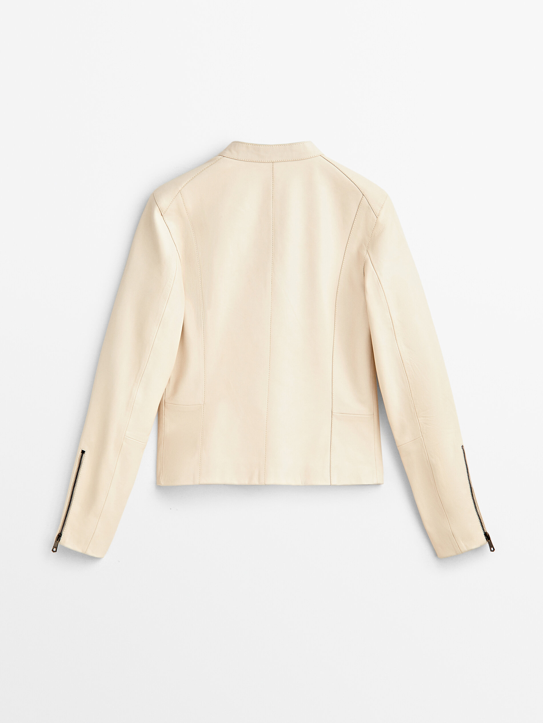 Chaqueta piel napa - BLANCO