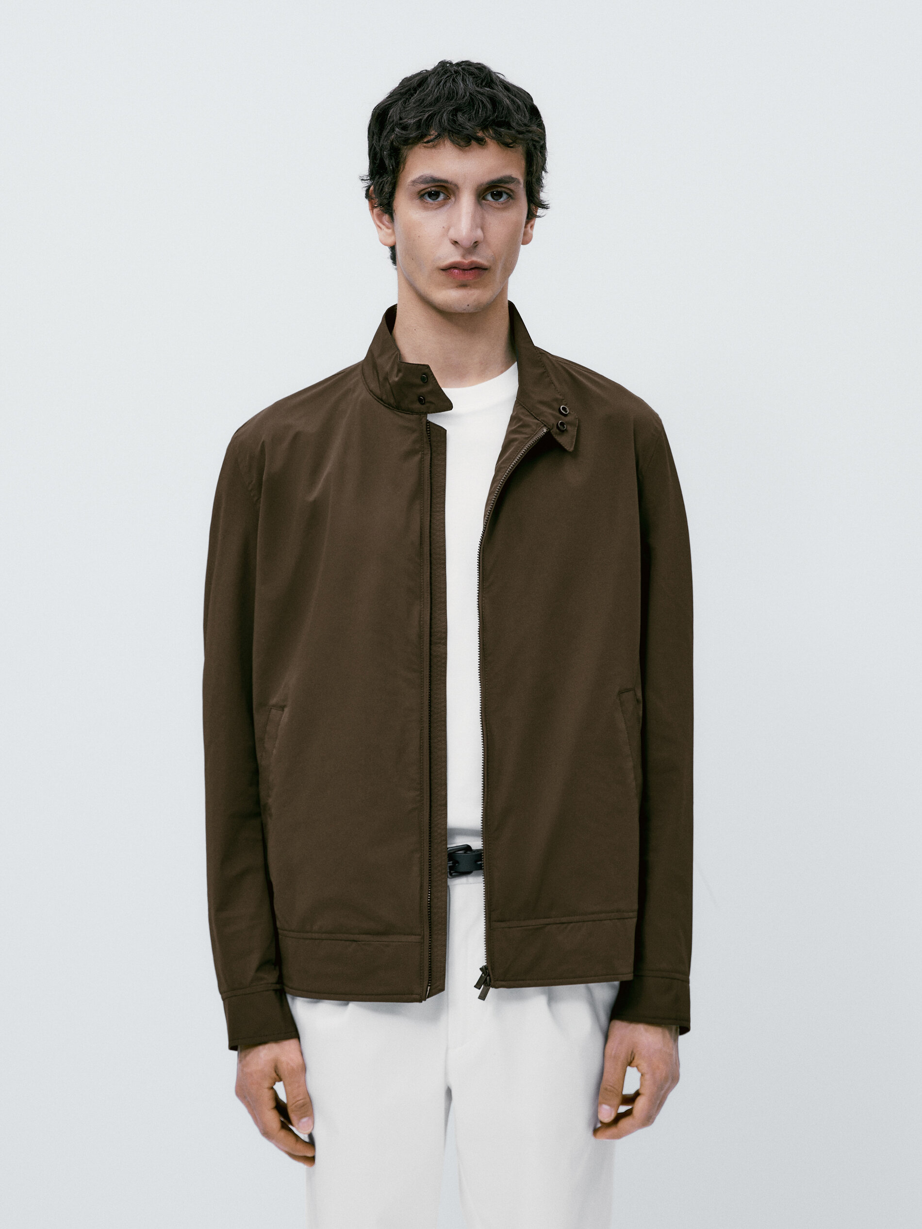 Chaqueta ultraligera stretch - MARRÓN