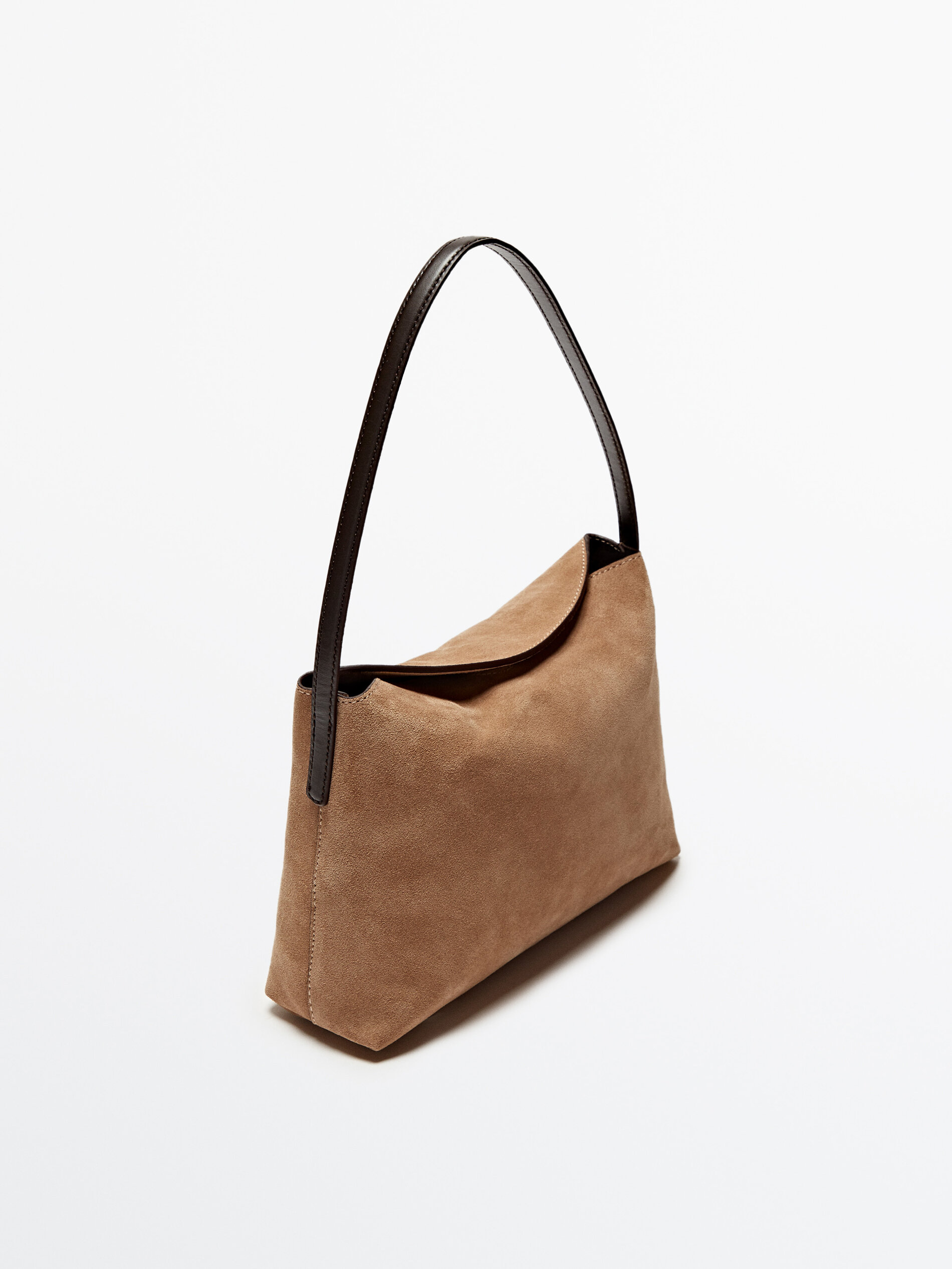 Bolso de hombro new 90´s serraje - ARENA