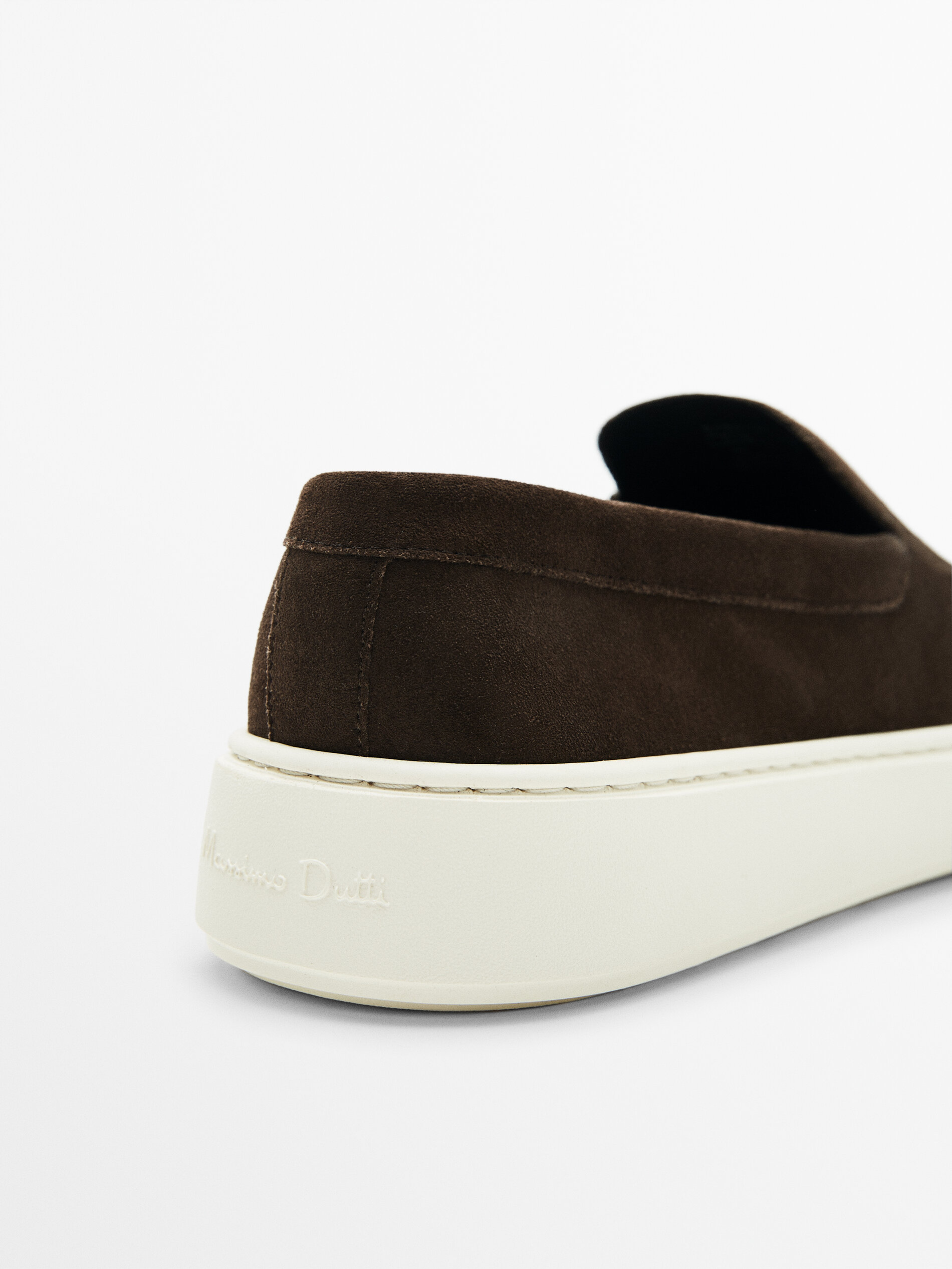 Mocasín soft serraje marrón - TAUPE