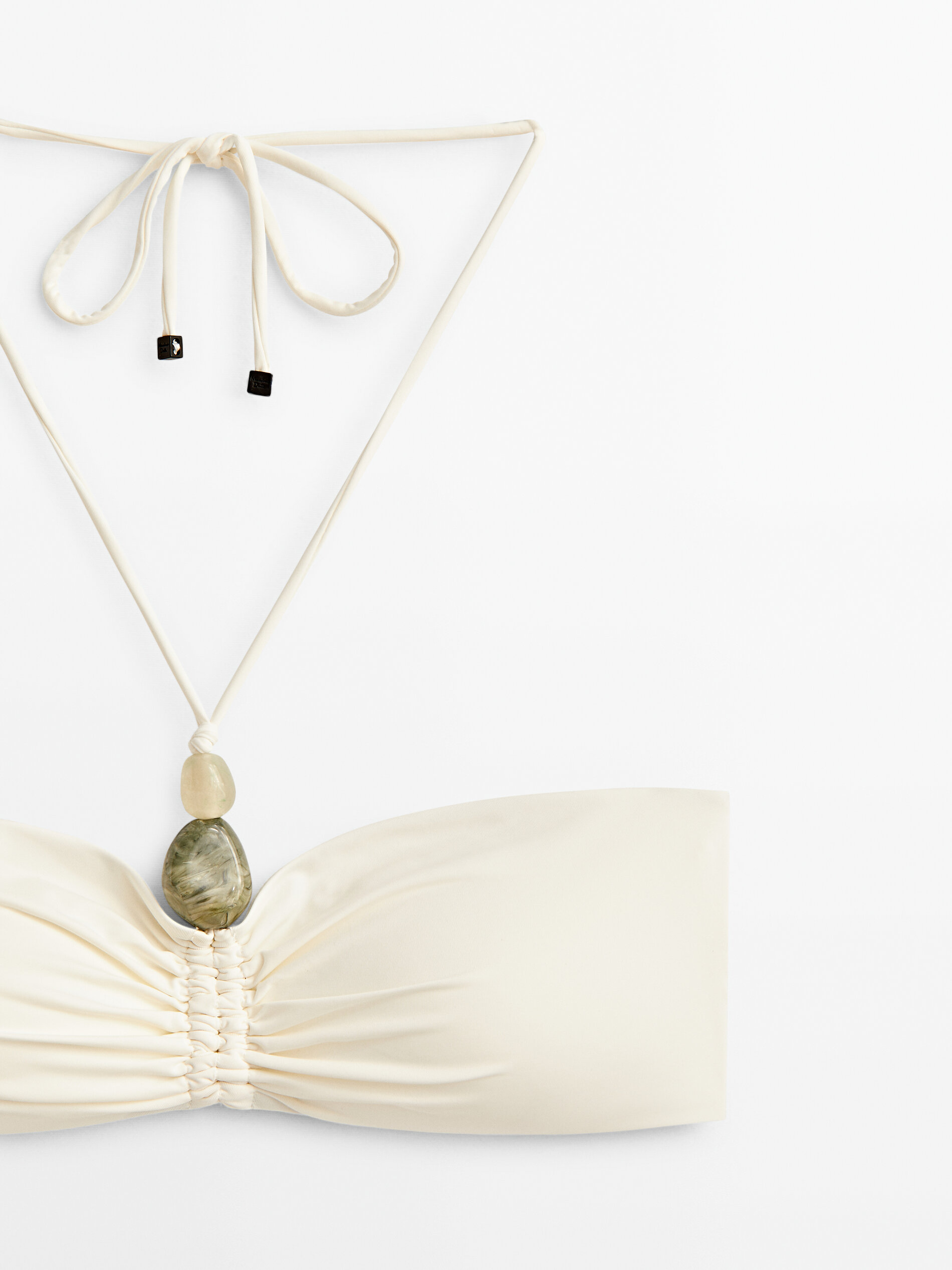 Top bikini detalle piedra - CRUDO