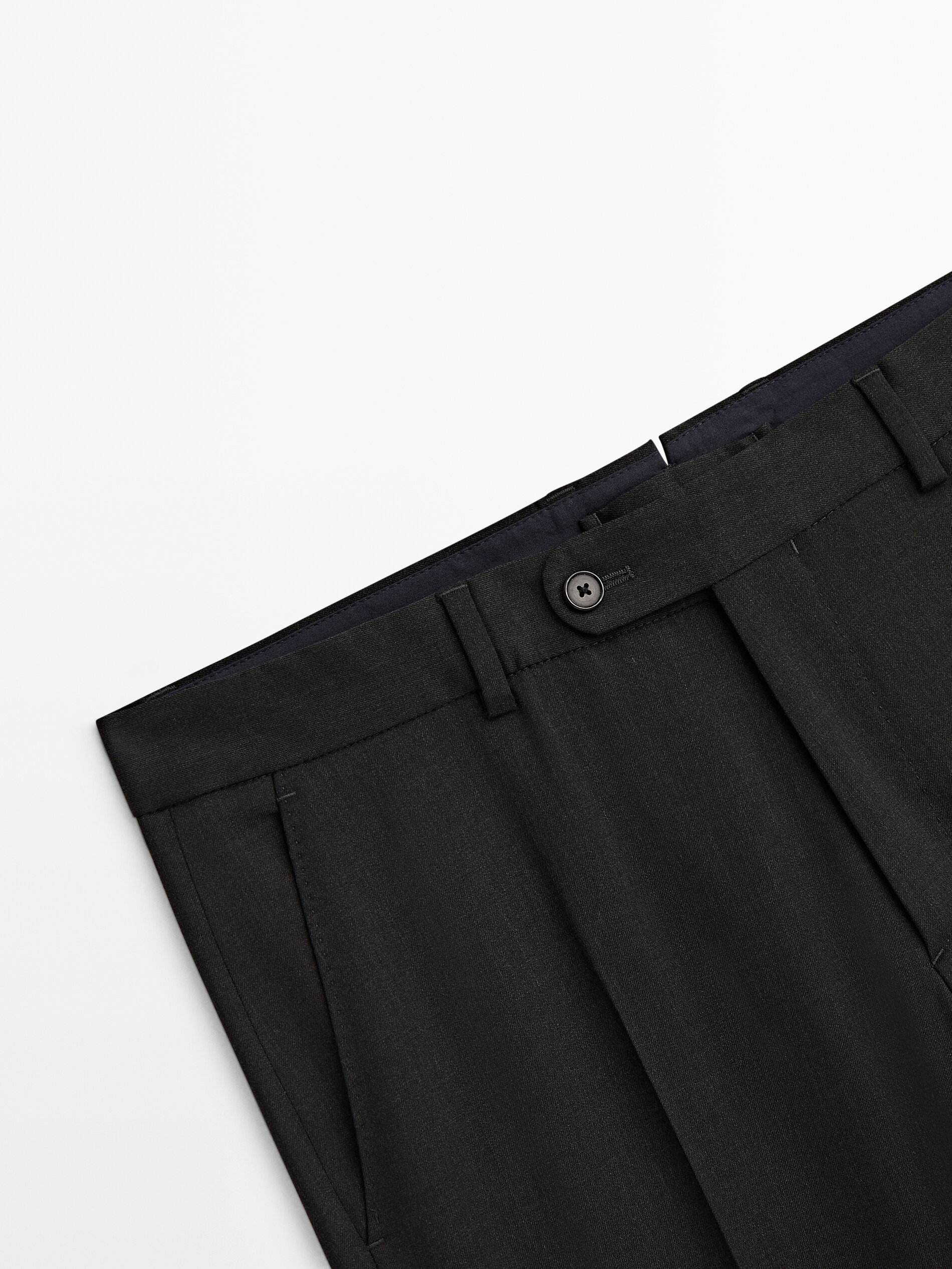 Pantalón traje lana gris - MARENGO