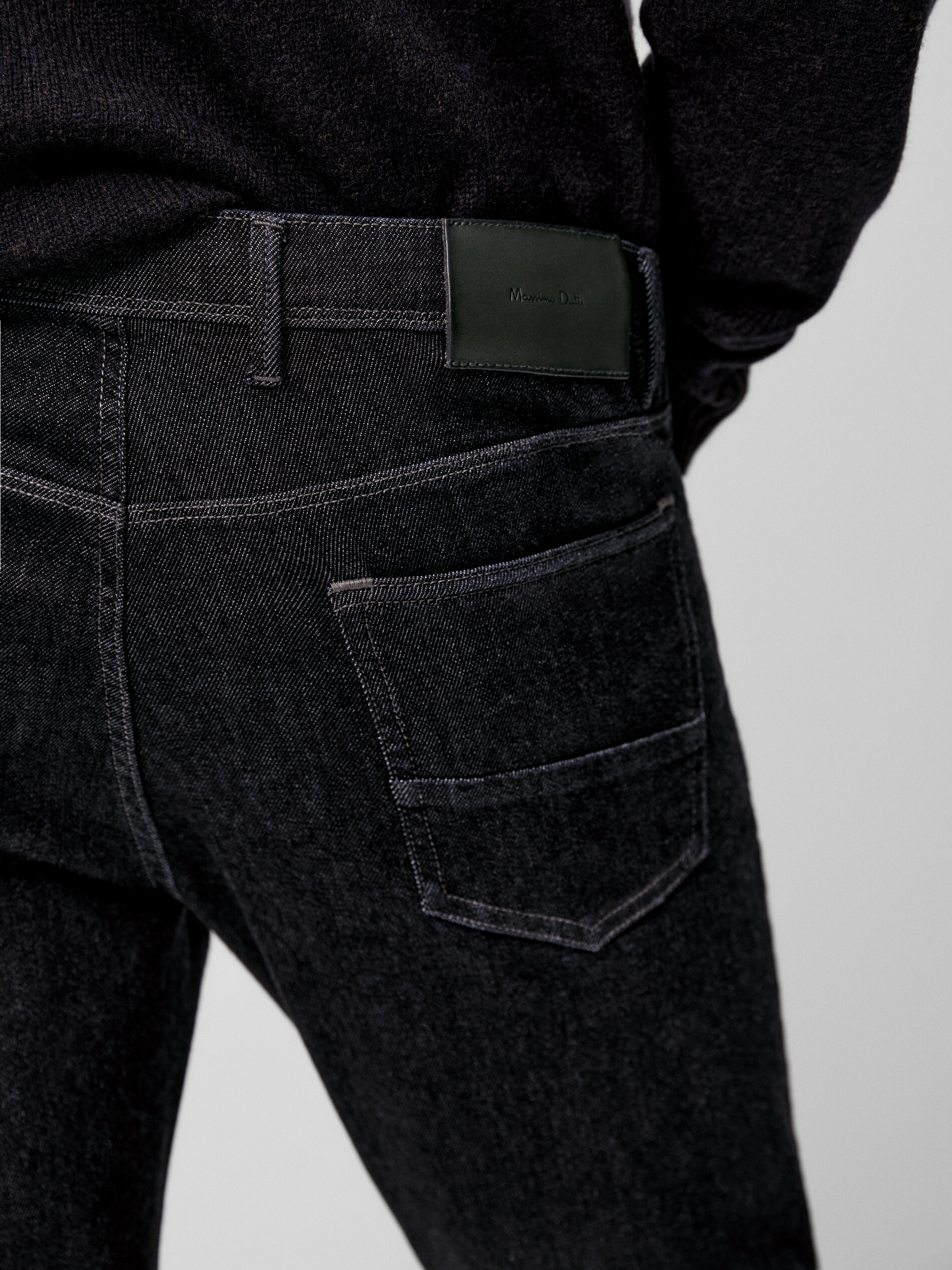 Pantalón vaquero desencolado slim fit - INDIGO