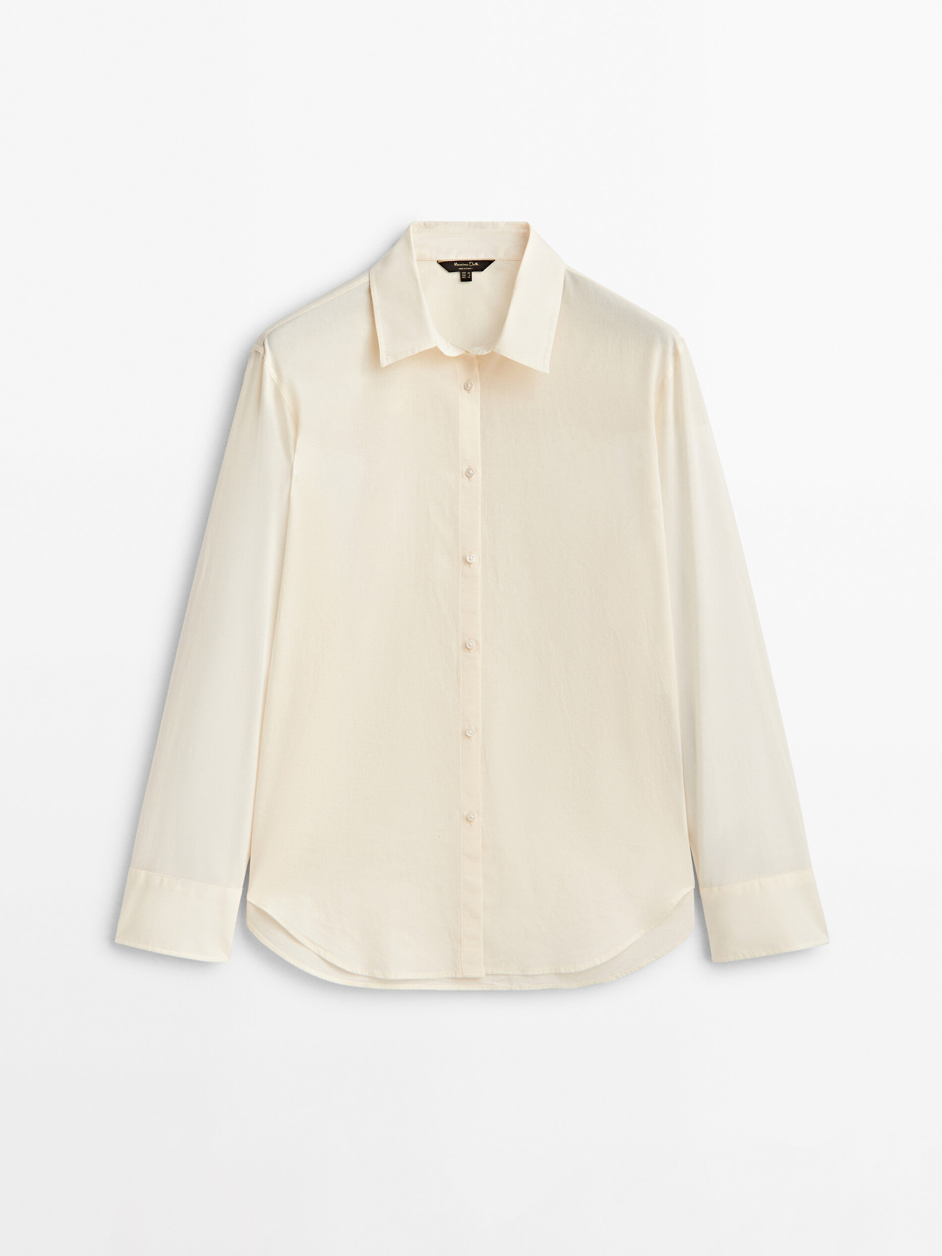 Camisa algodón lavada - CRUDO