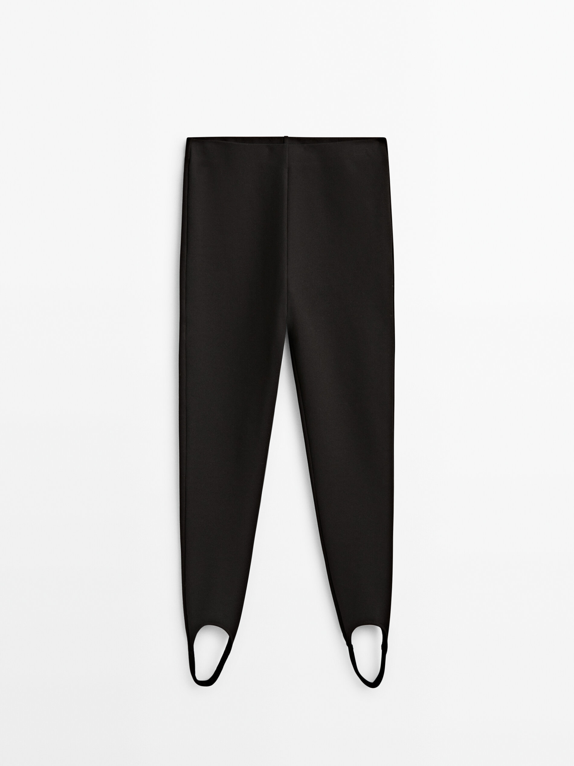 Pantalón legging negro fuseau - NEGRO