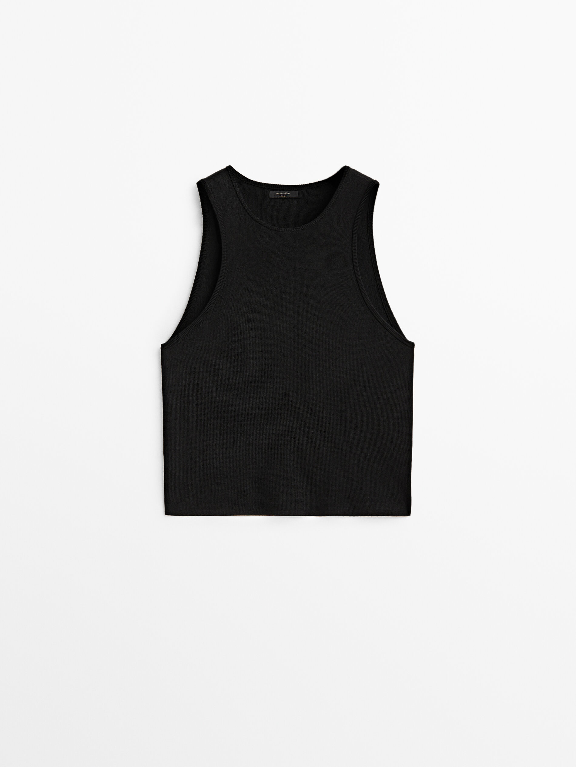 Top negro sin mangas - NEGRO