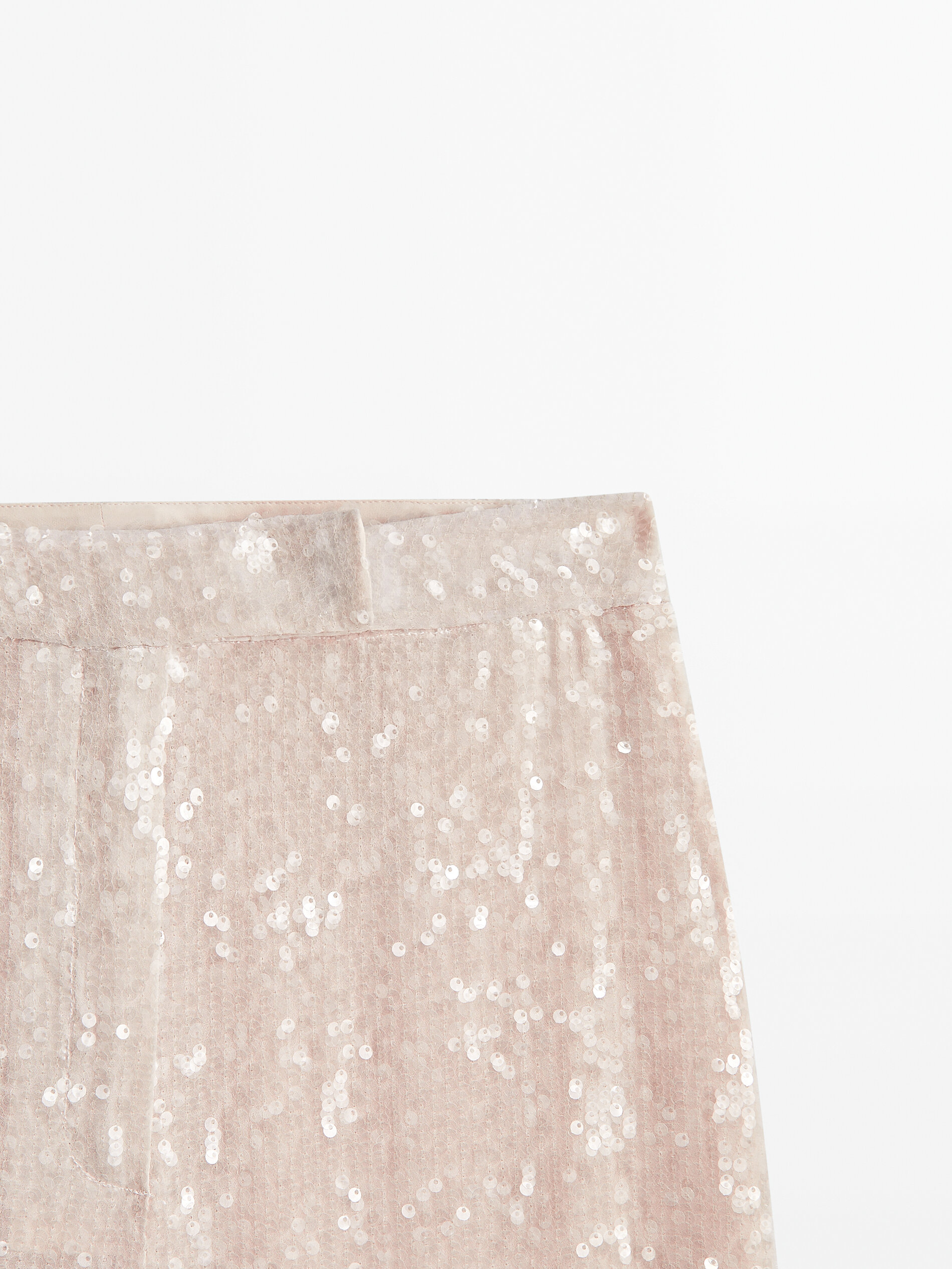 Pantalón lentejuelas -Studio - ROSA