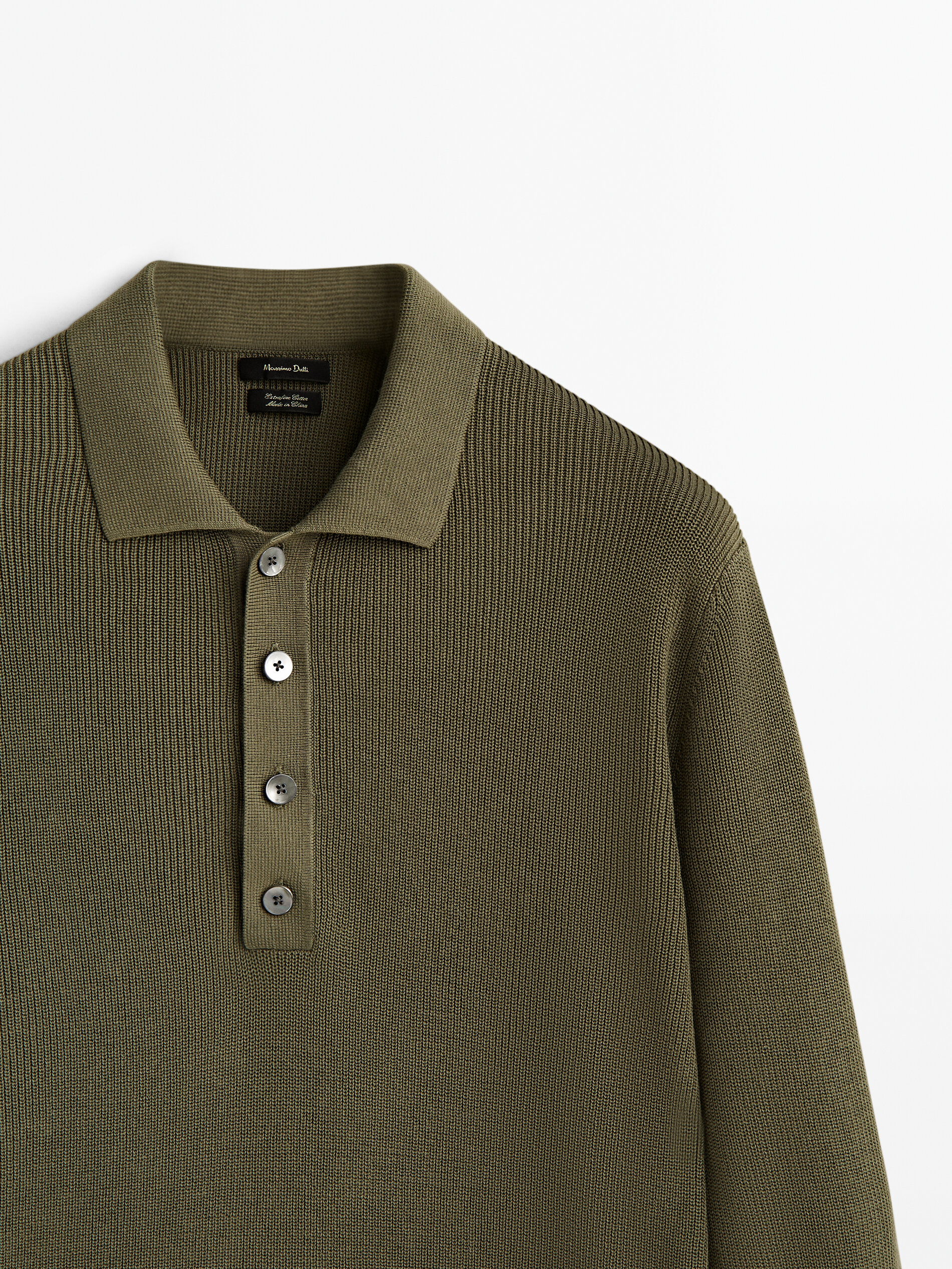 Jersey polo estructura algodón - KAKI CLARO